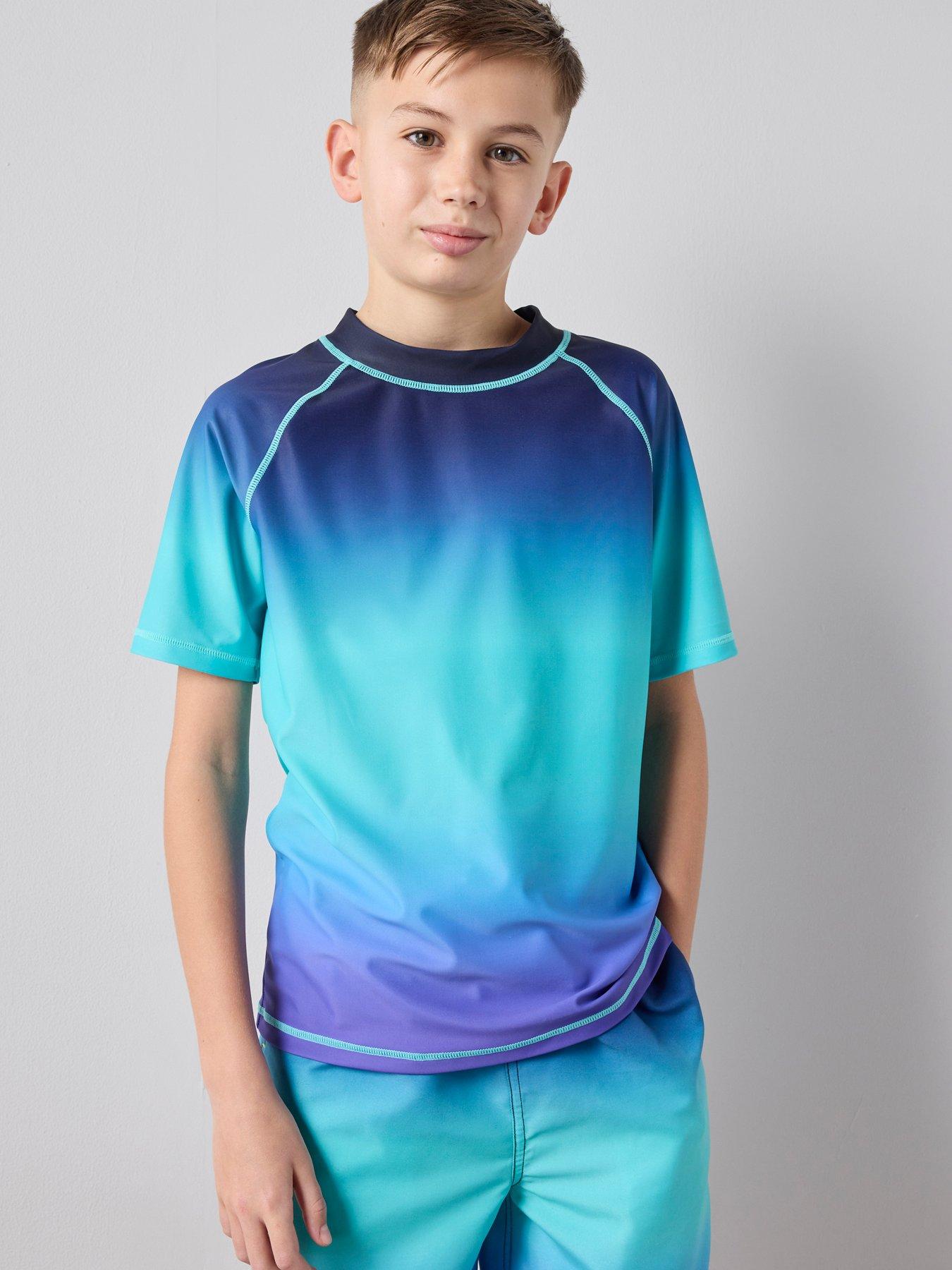 The Very Collection Boys Ombre Swim Top - Multi
