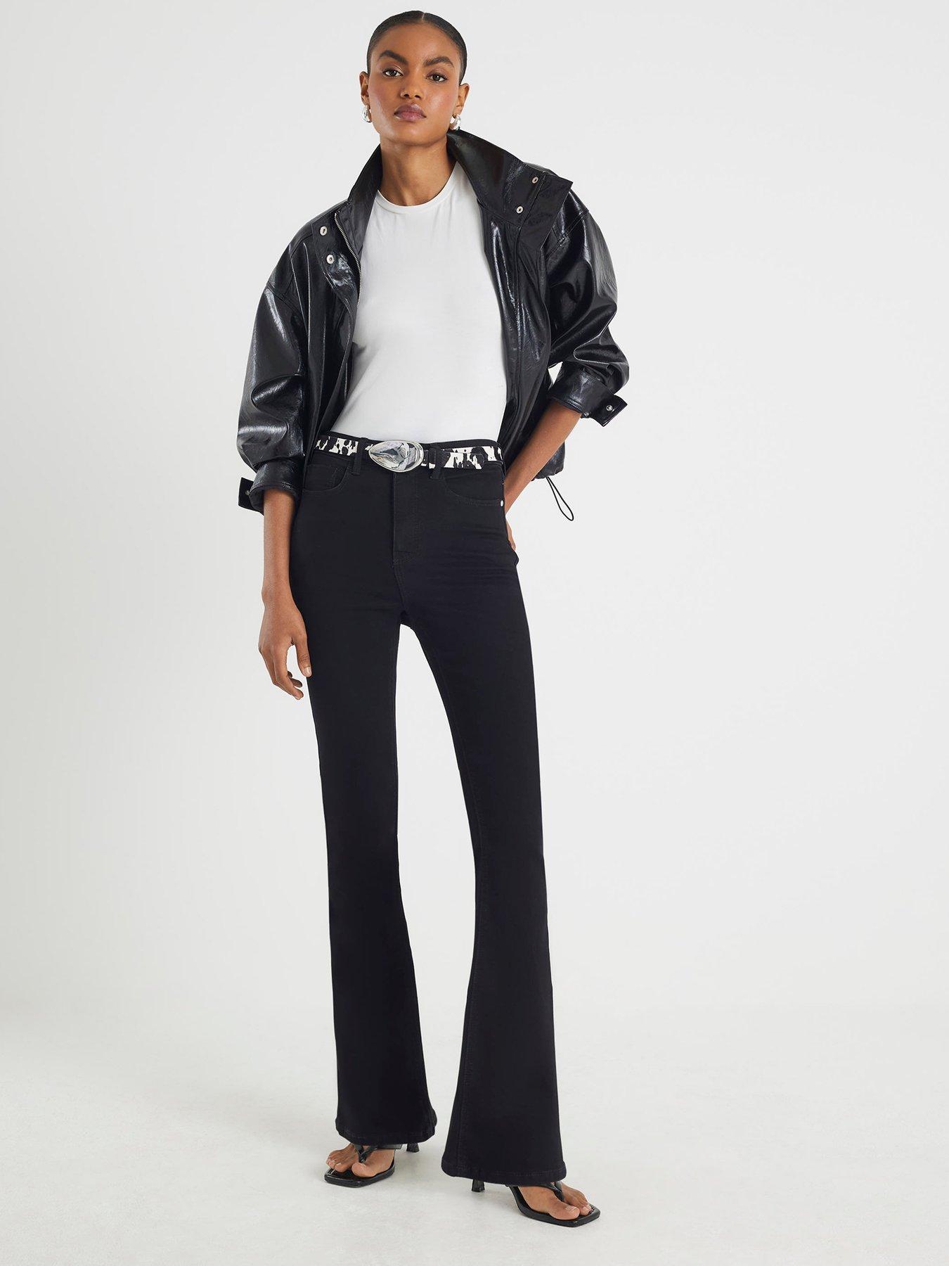 undefined Sculpt Flare Eleanor Jeans - Black