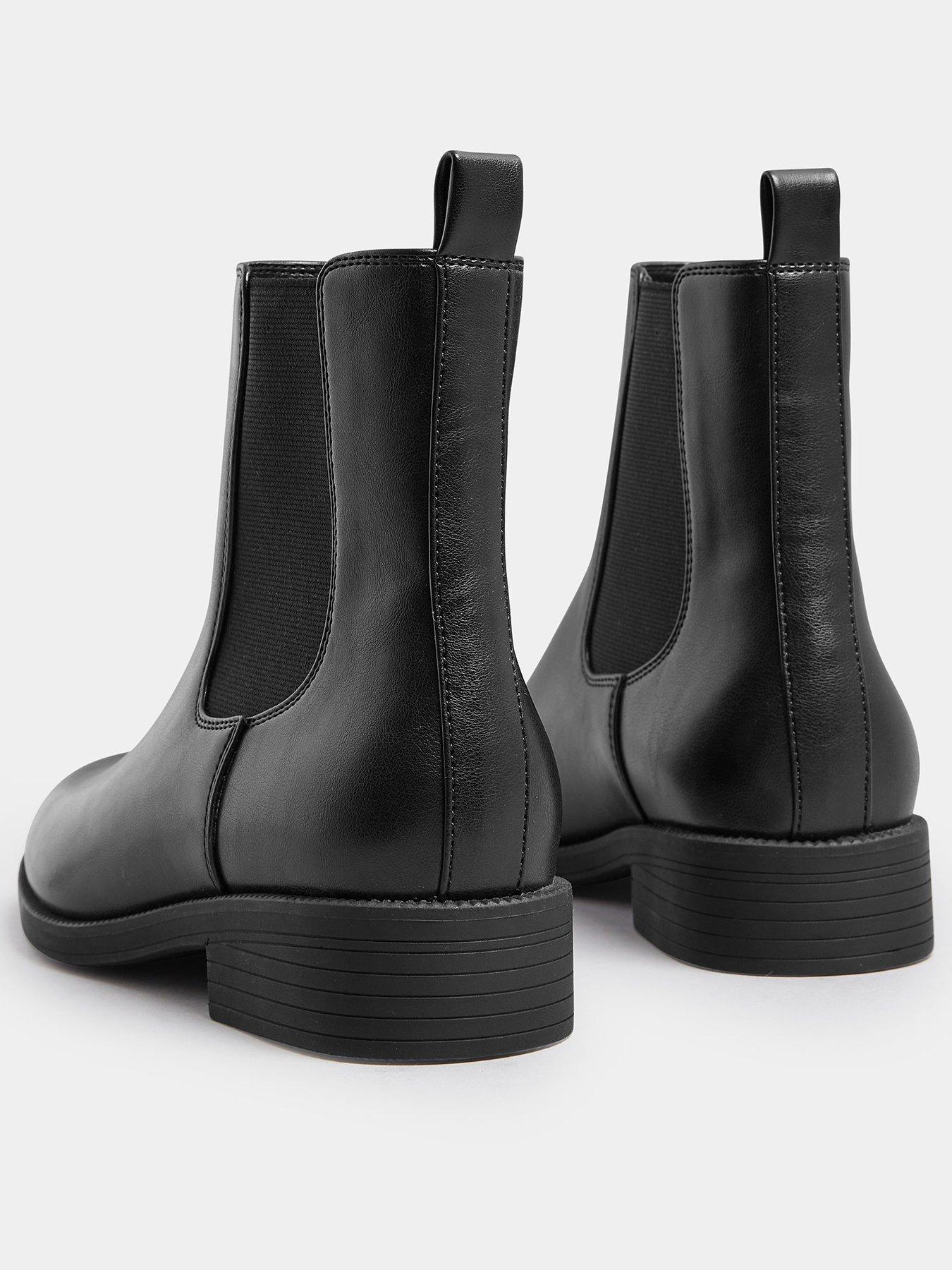  image of yours-wide-fit-ankle-chelsea-boot-black