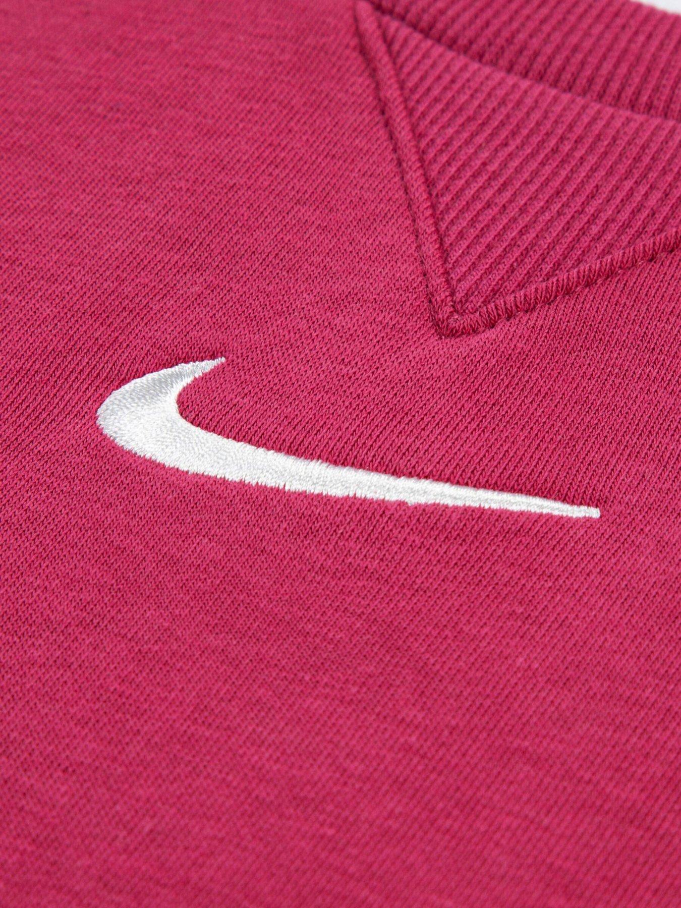 Image 3 of 4 of Nike Kids Girls Essential Fleece Crew Set - Pink