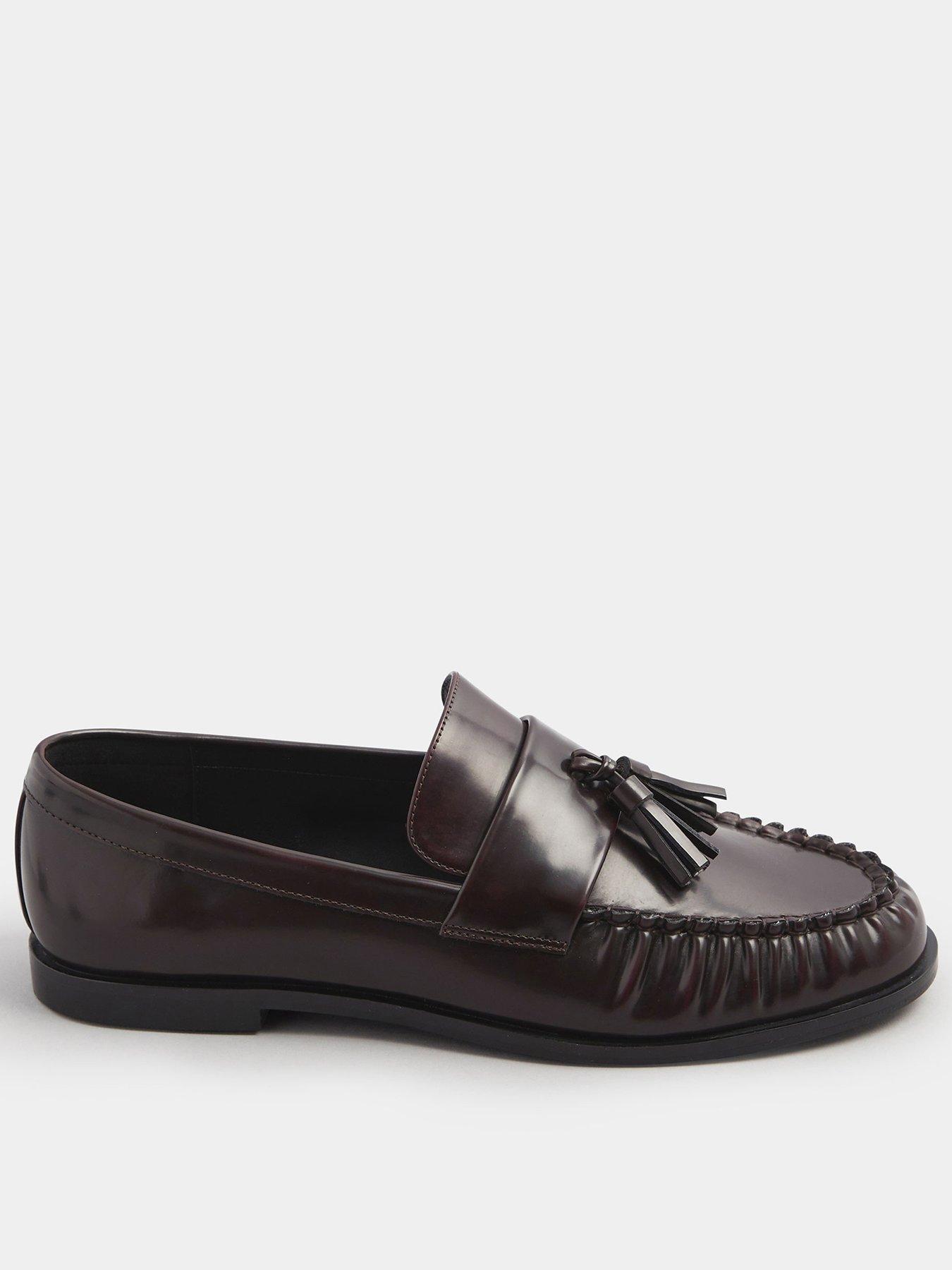  image of long-tall-sally-tassel-loafer-red
