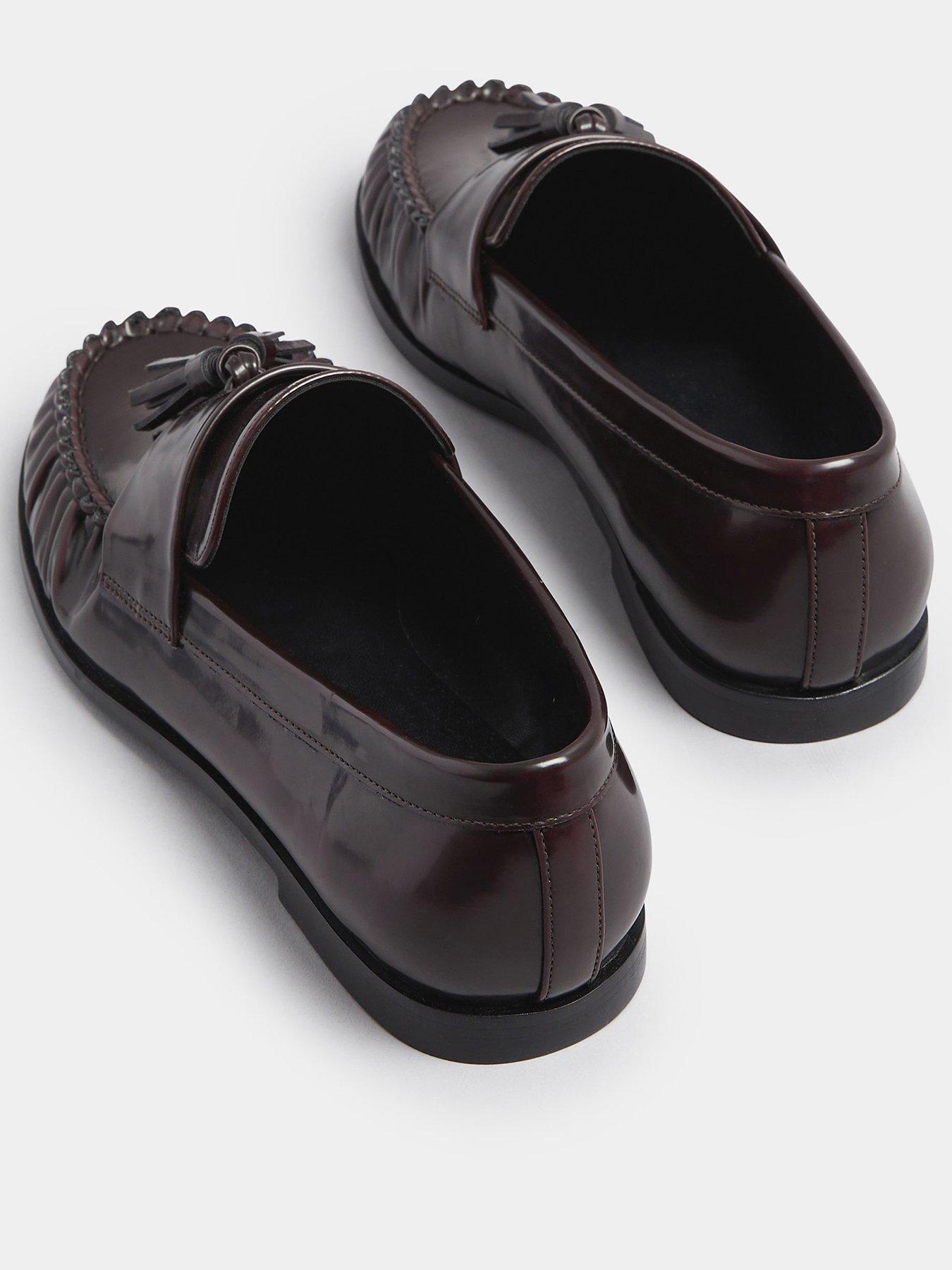  image of long-tall-sally-tassel-loafer-red