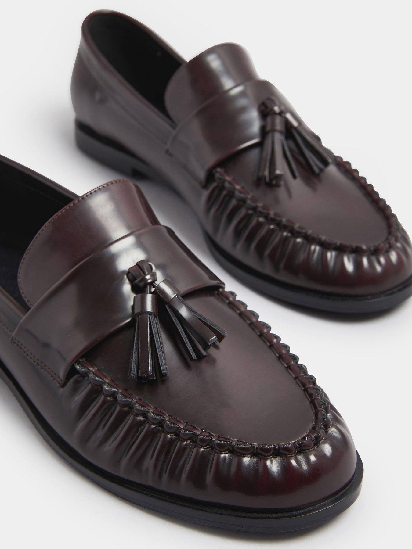 image of long-tall-sally-tassel-loafer-red