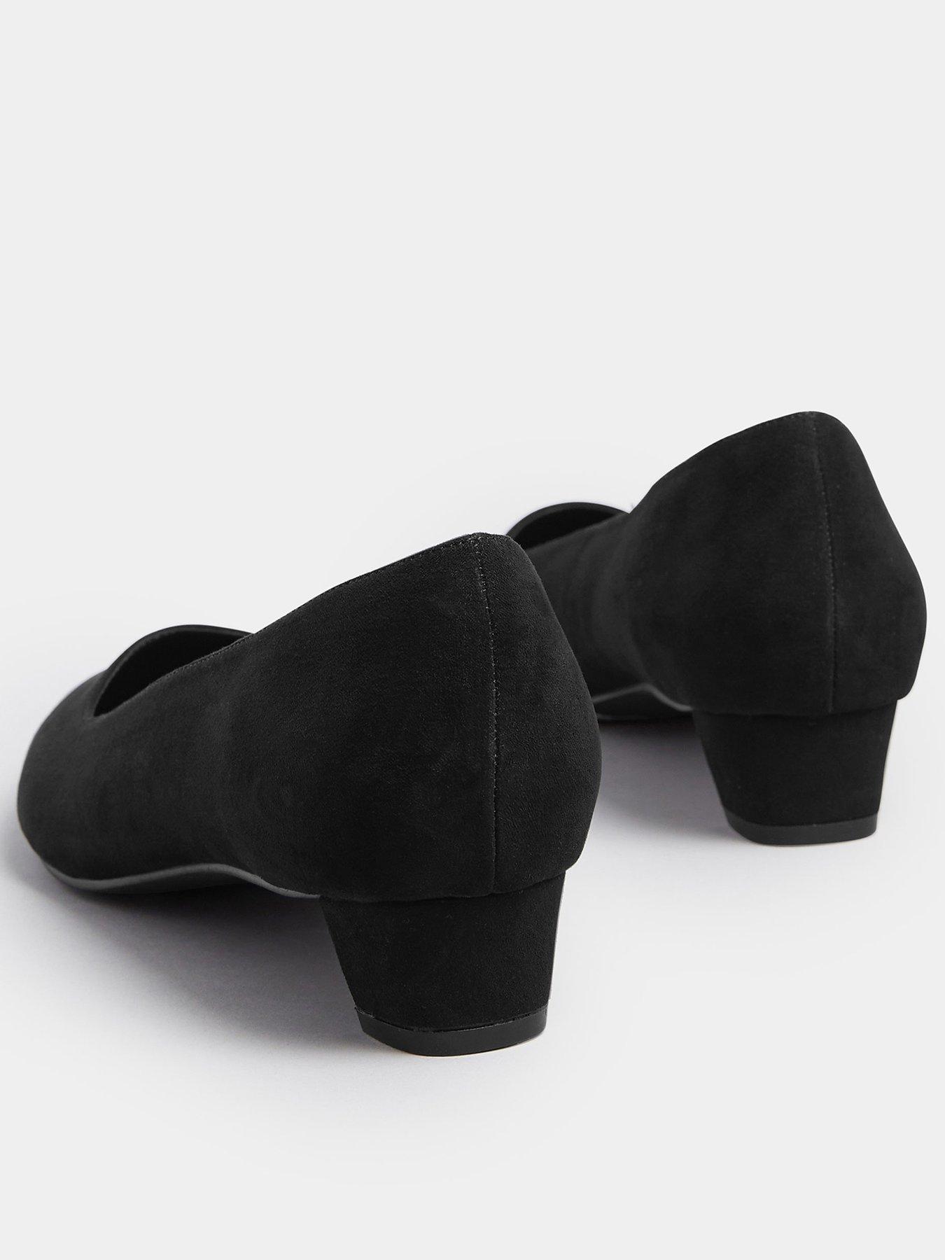 Image 3 of 4 of Long Tall Sally Point Block Court Heel - Black