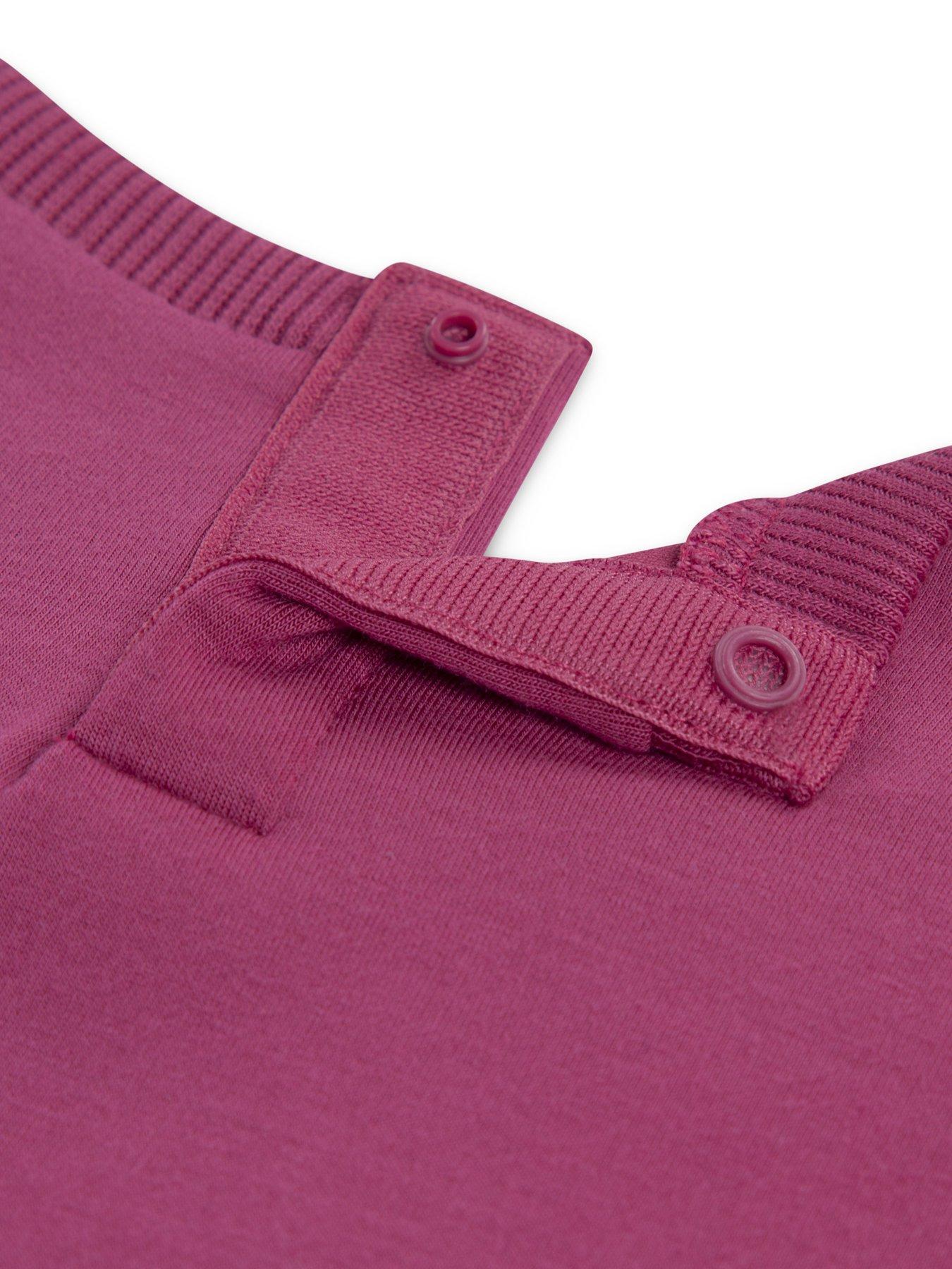  image of nike-infant-girls-crew-wide-leg-pant-set-red