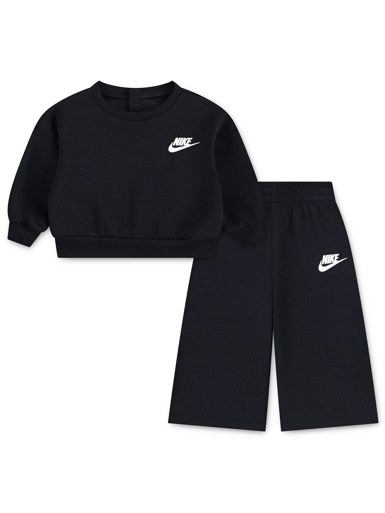 nike-infant-girls-crew-wide-leg-pants-set-black