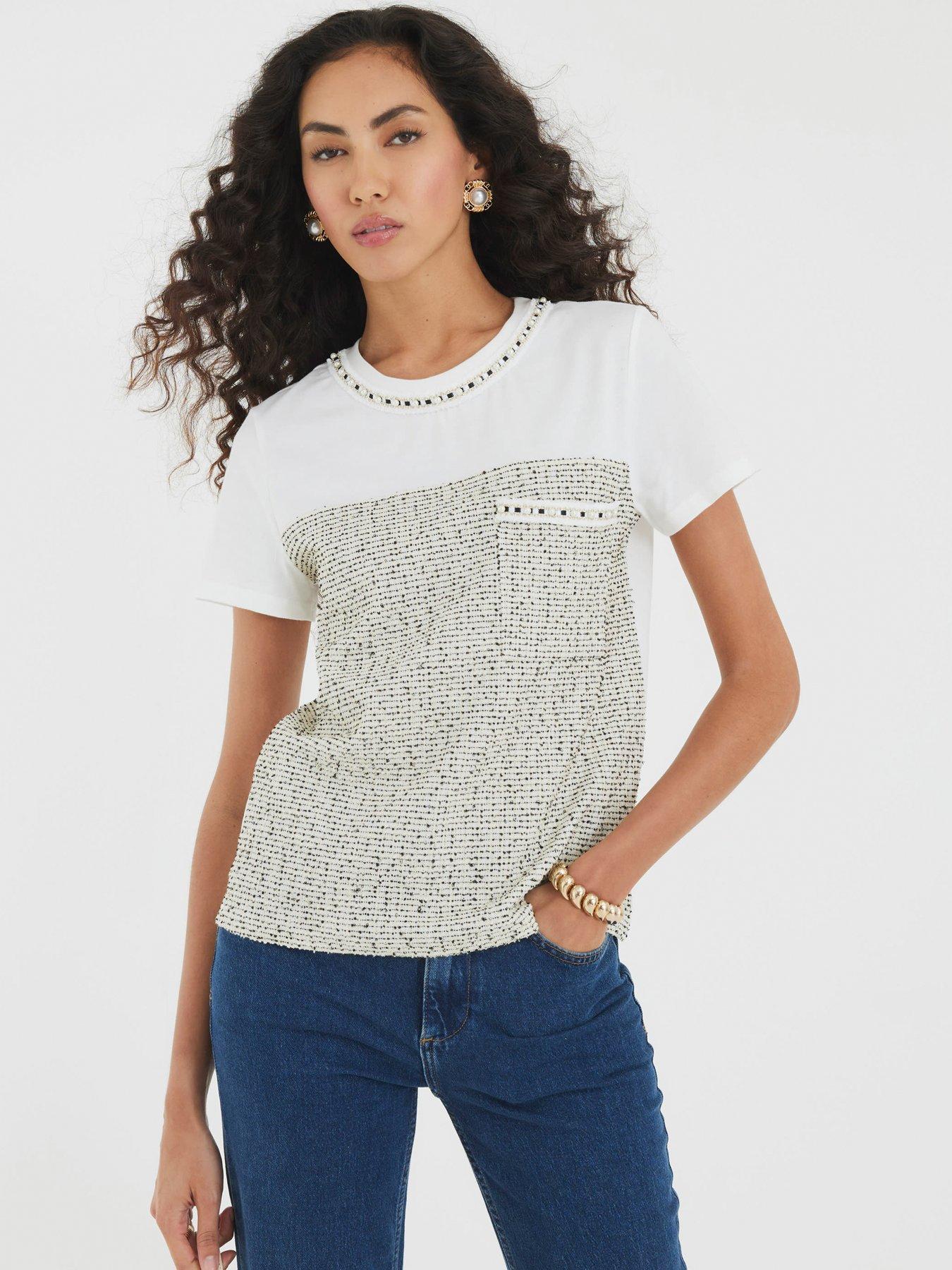 undefined Short Sleeve Boucle Boutique Tee