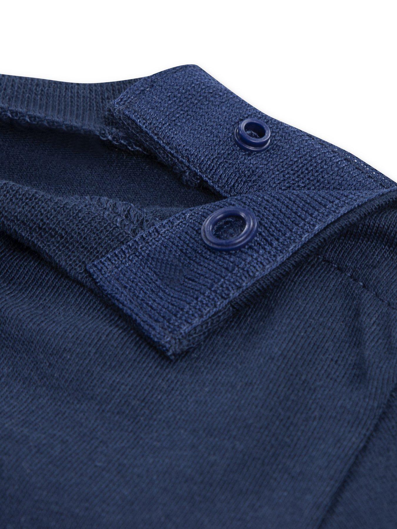  image of nike-infant-unisex-colour-blocked-jogger-hoodie-and-t-shirt-set-navy