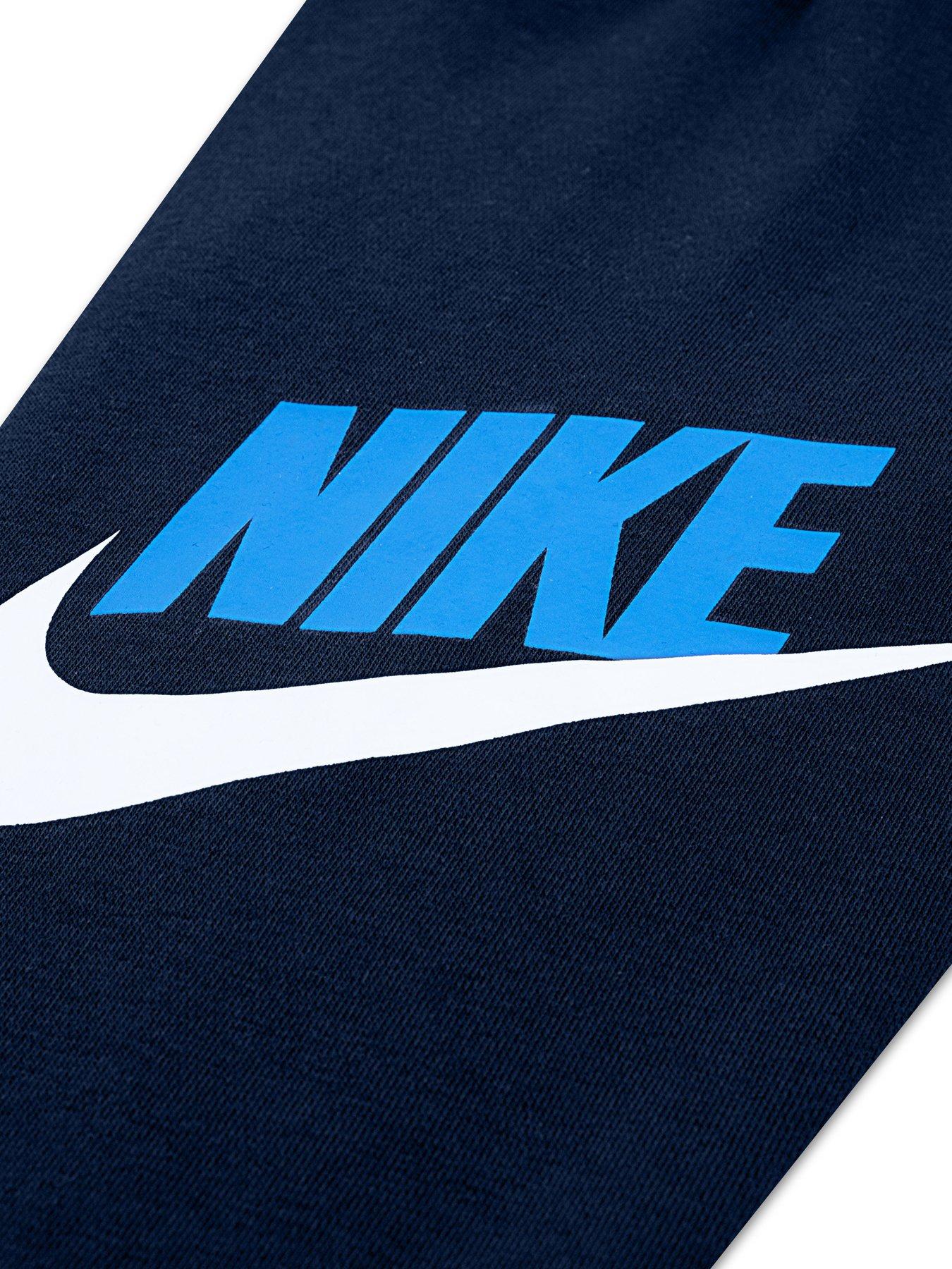 Image 3 of 4 of Nike Kids Unisex Colour Blocked Jogger, Hoodie And T-Shirt Set - Navy