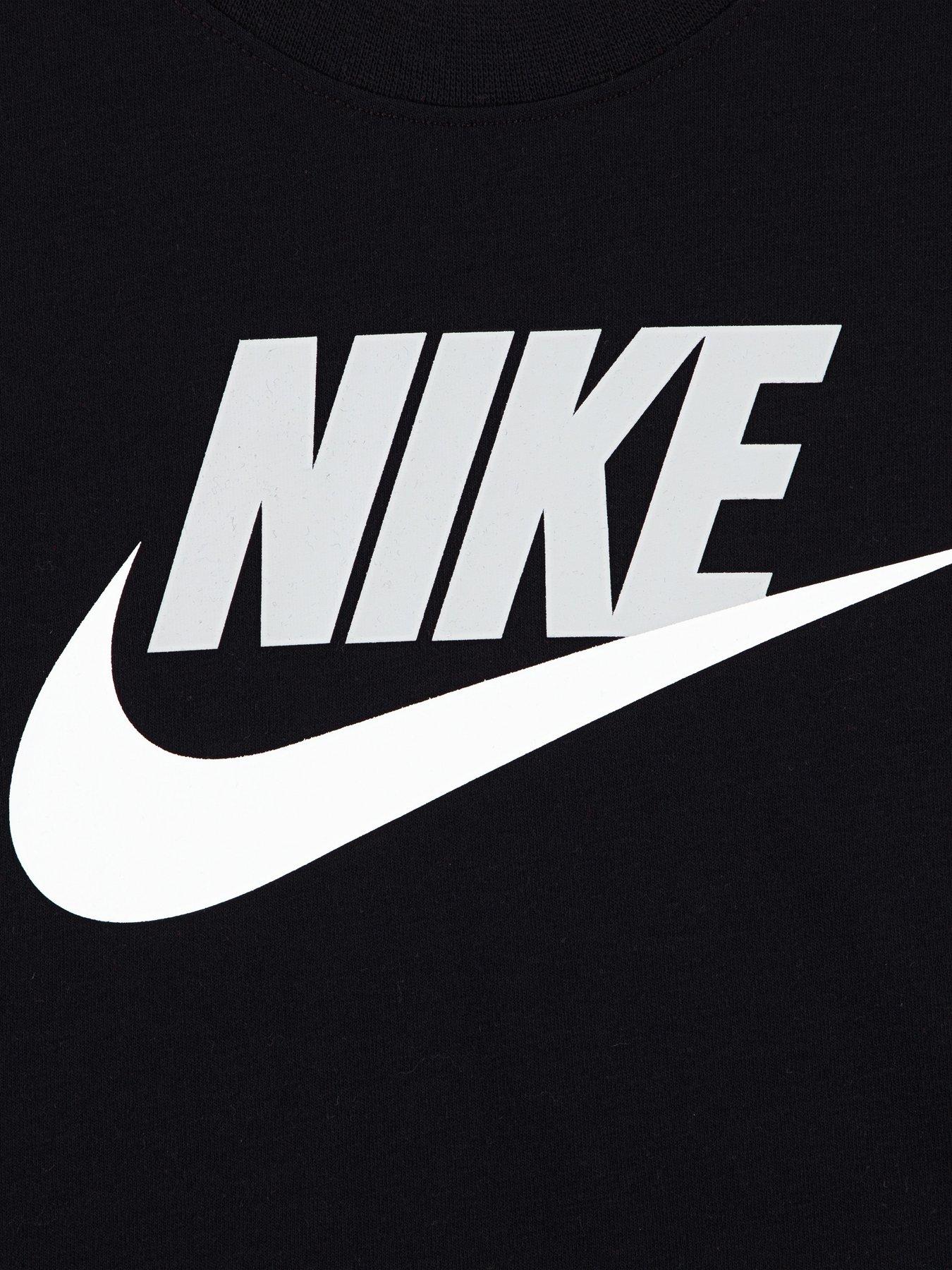 Image 3 of 5 of Nike Kids Unisex Colour Blocked Jogger, Hoodie And T-Shirt Set - Black