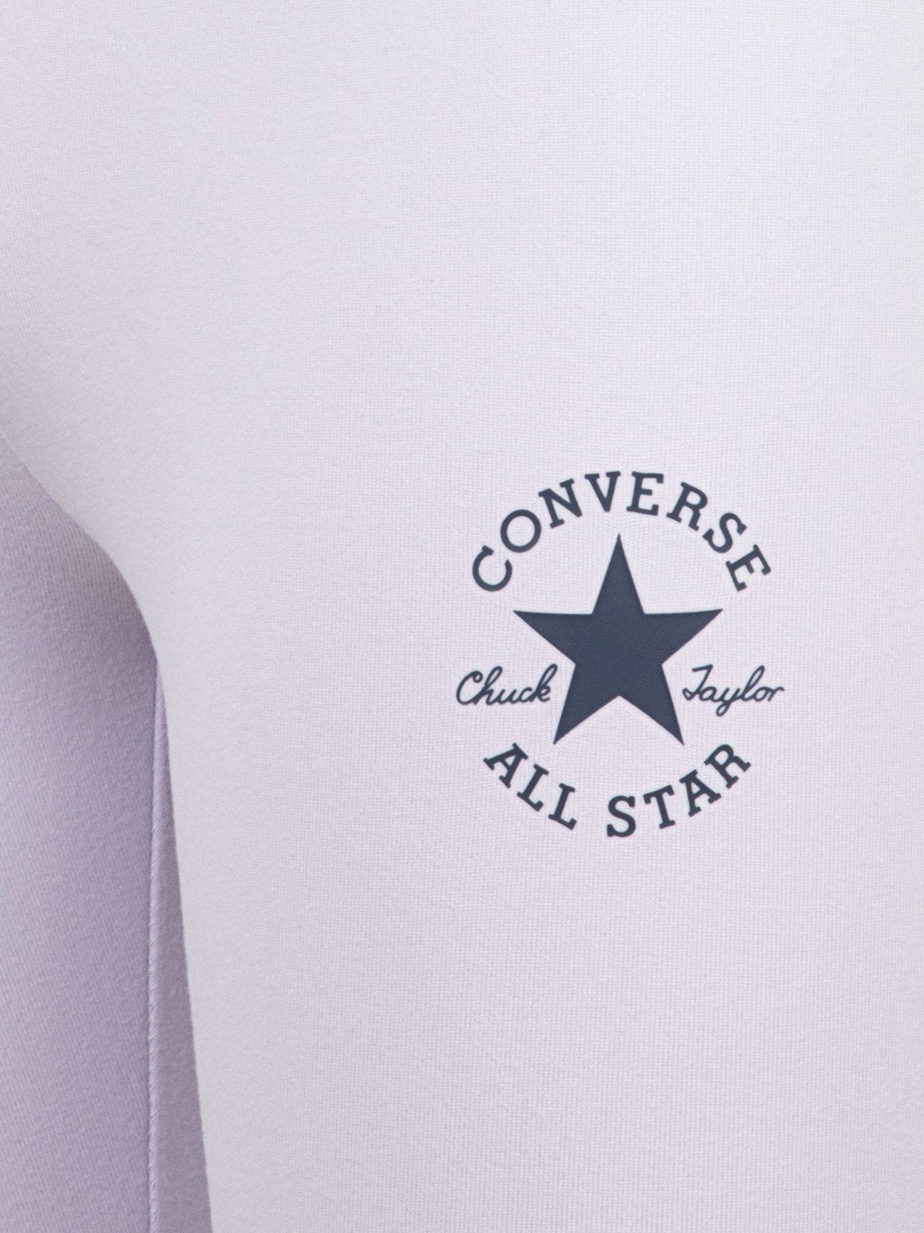  image of converse-kids-girls-hoodie-amp-legging-set-purple