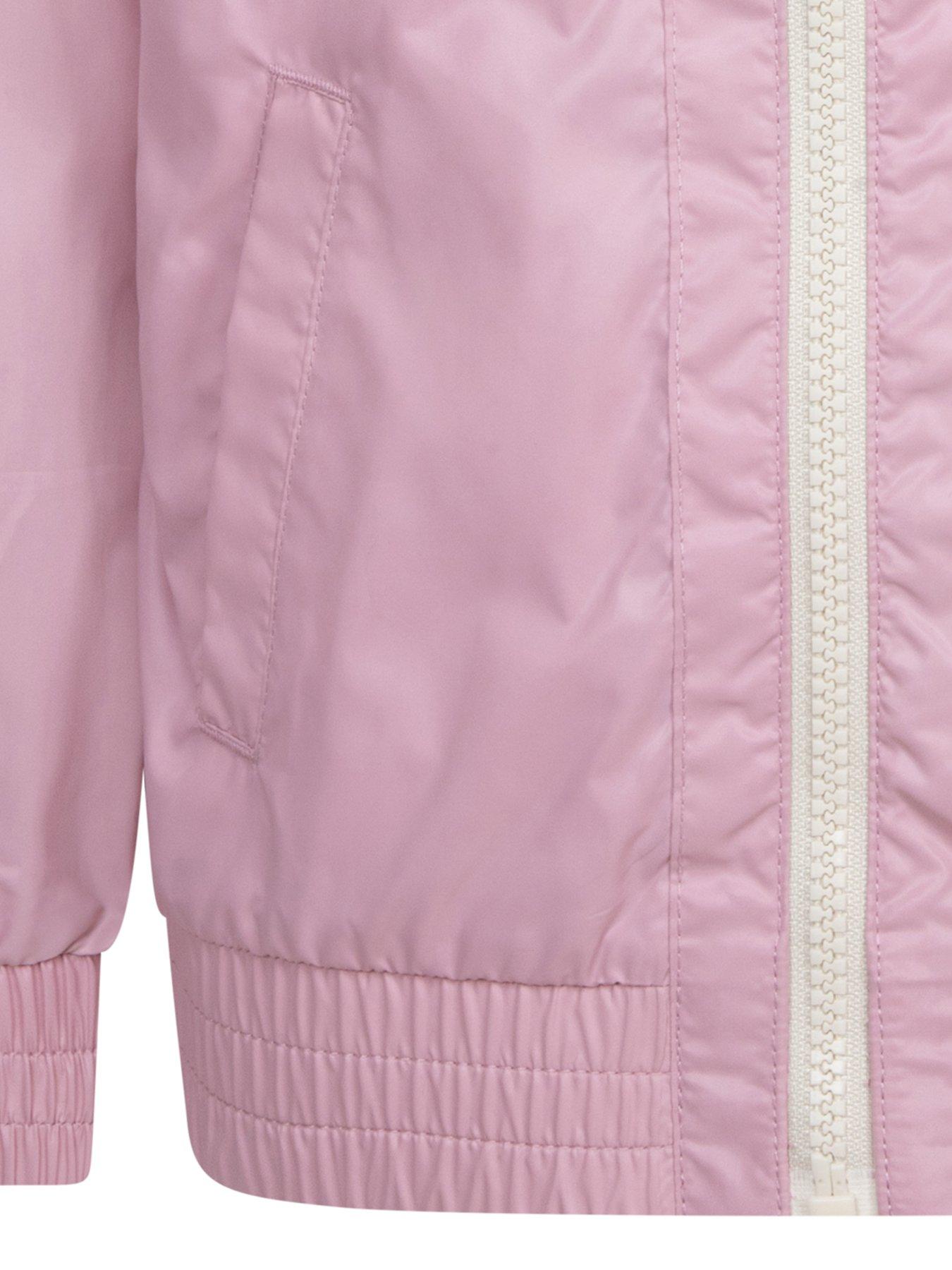  image of converse-kids-girls-windbreaker-jacket-pink