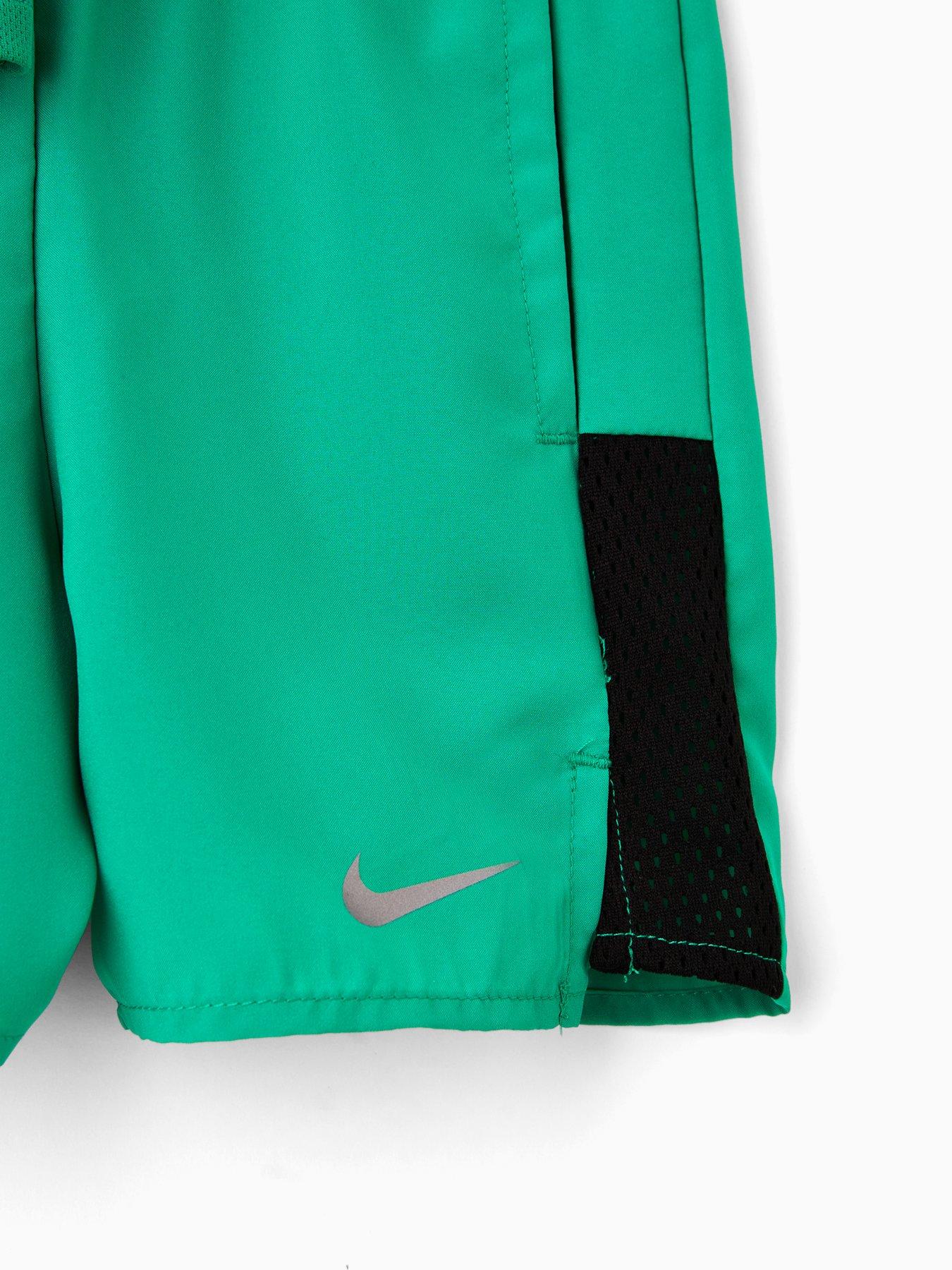  image of nike-kids-boys-miler-challenger-short-and-t-shirt-set-green