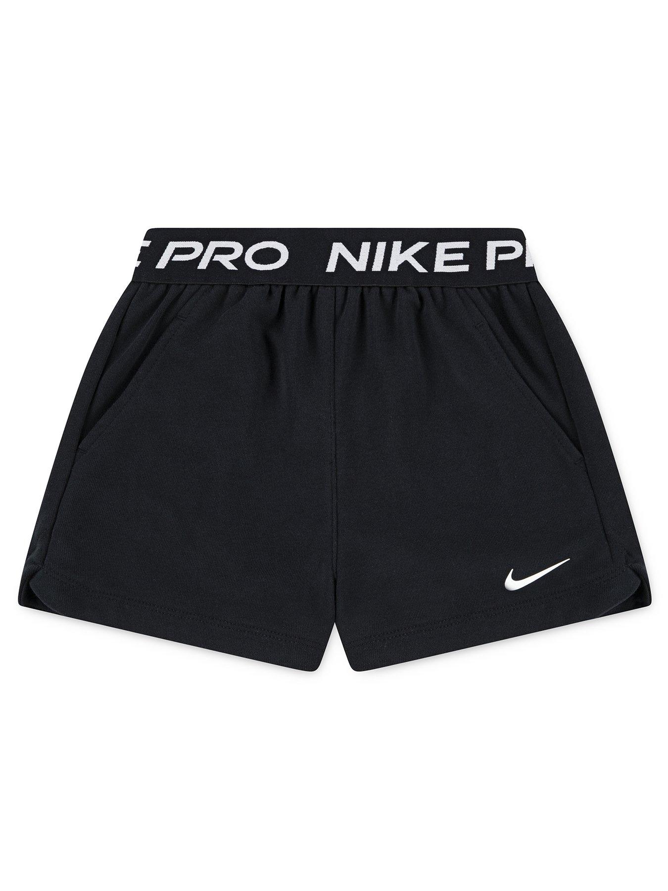 Nike Kids Girls Pro Short - Black