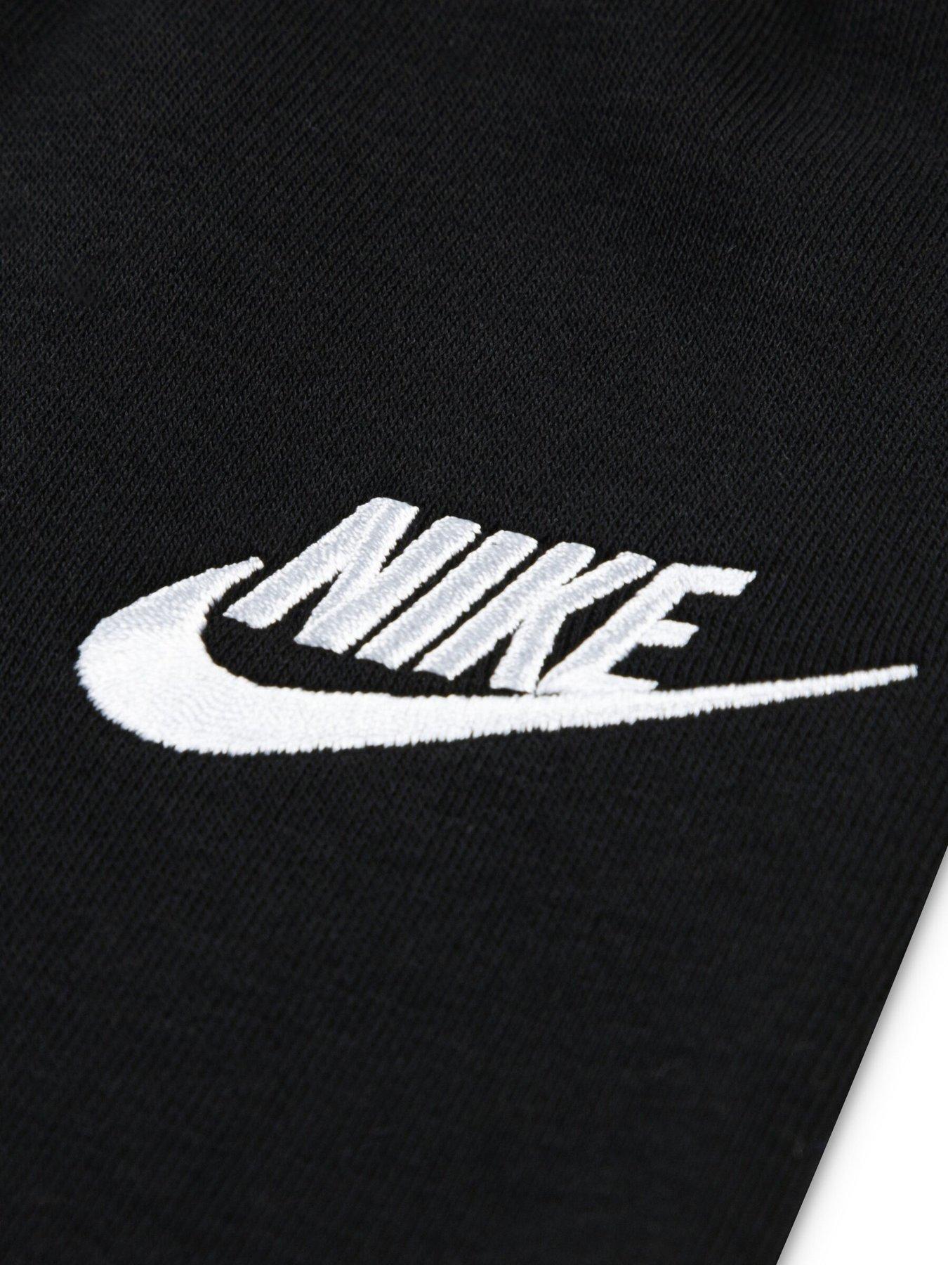  image of nike-kids-girls-wide-leg-club-fleece-set-black