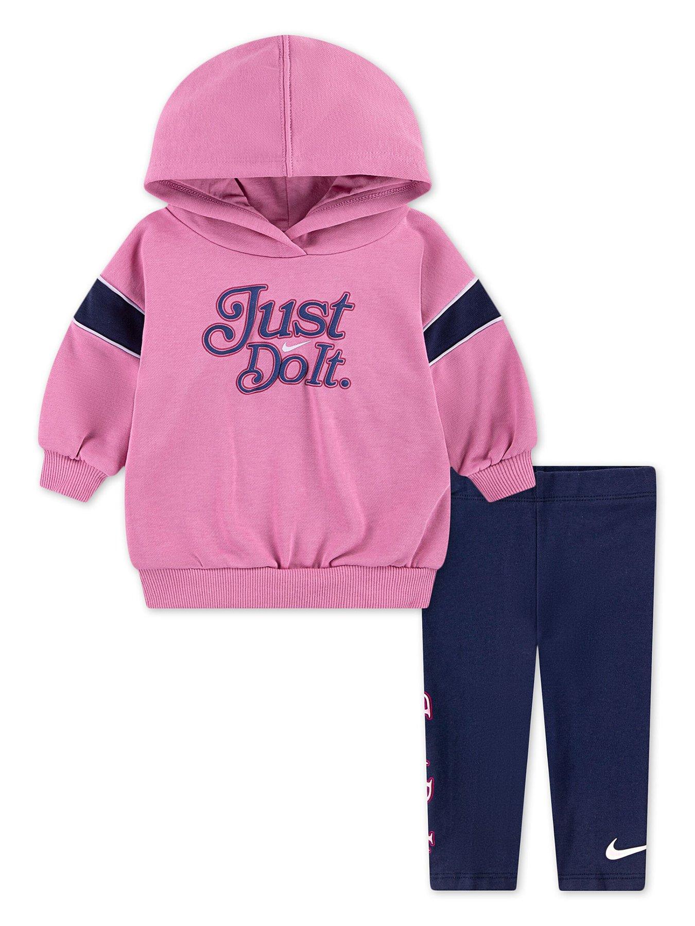  image of nike-infant-girls-varsity-prep-legging-set-navy