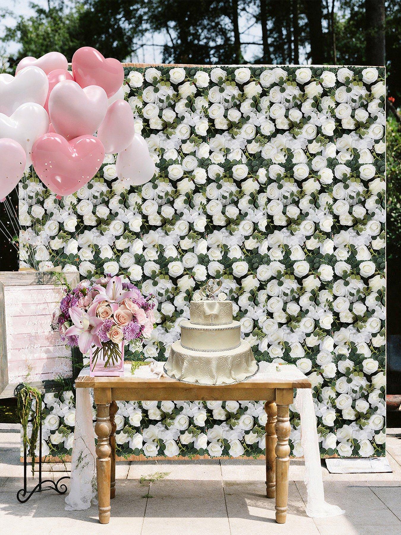 Living and Home Artificial Flower Wall Panels Wall Decorations