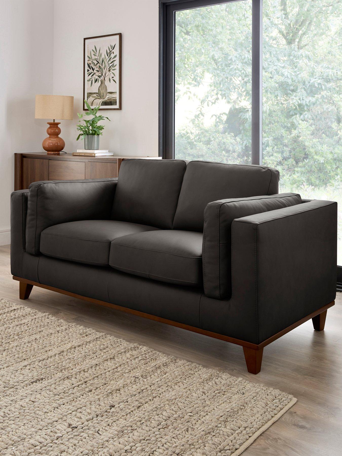 The Very Collection Chiswick Italian Leather 2 Seater Sofa