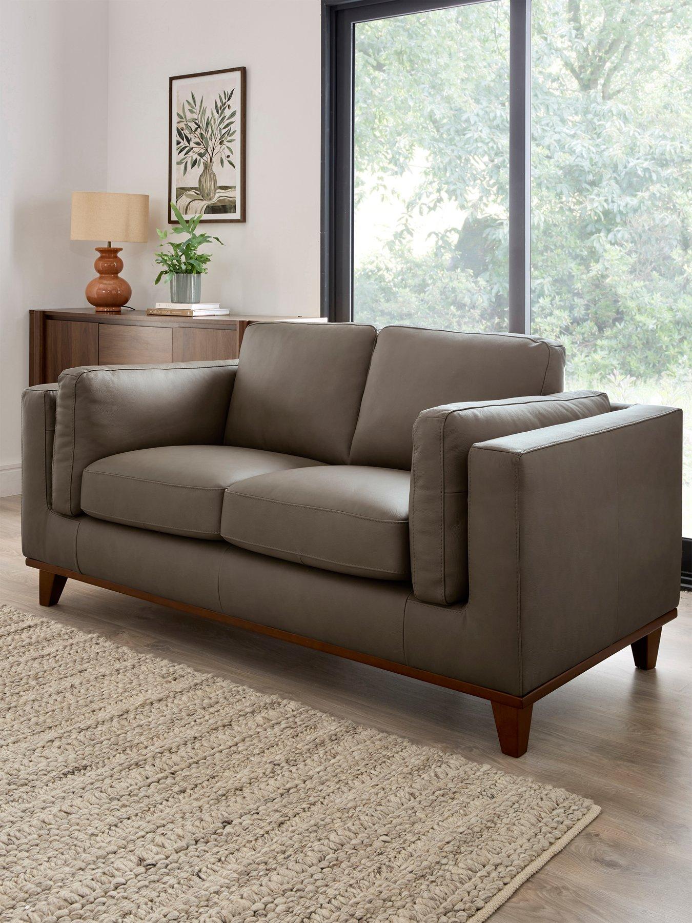 The Very Collection Chiswick Italian Leather 2 Seater Sofa