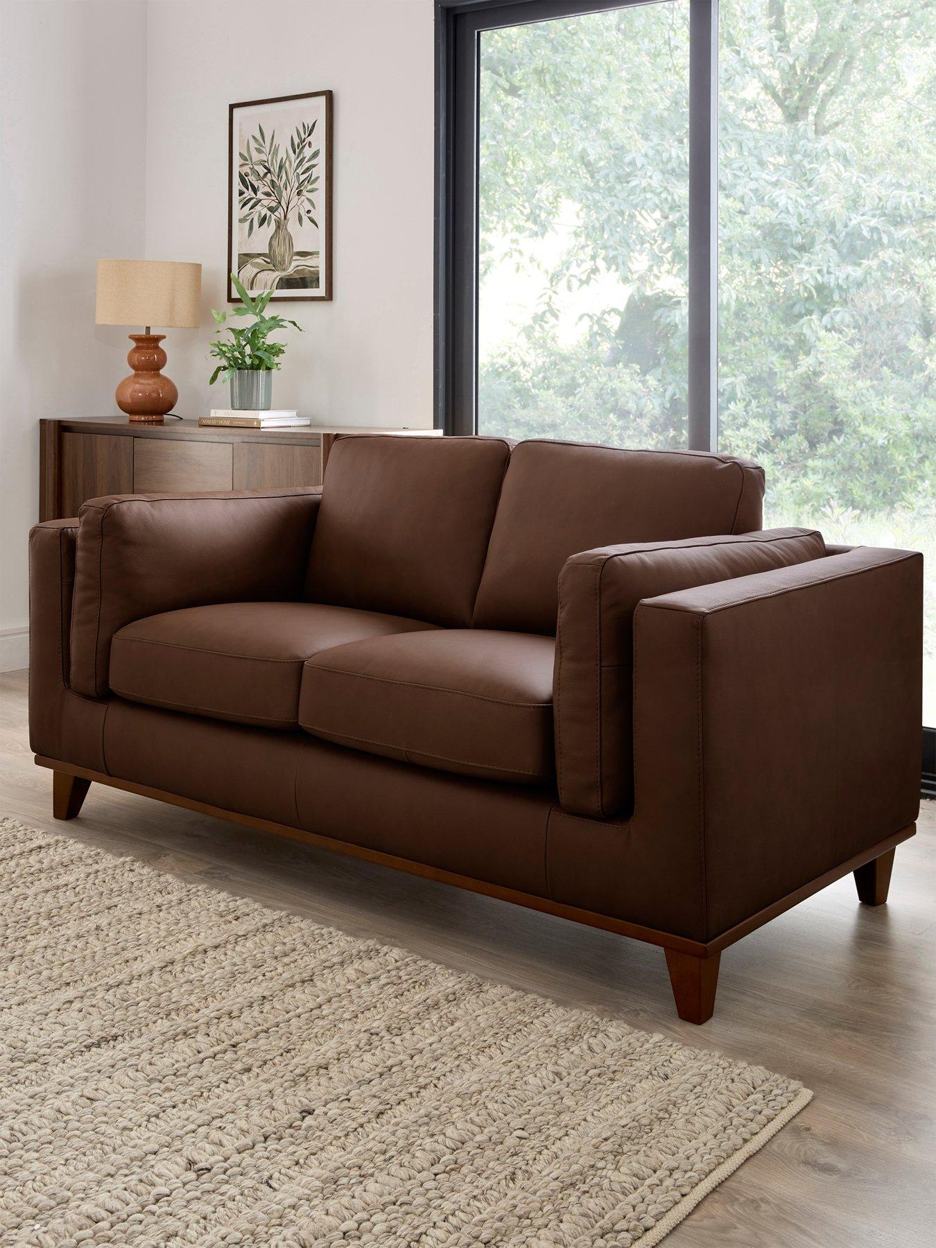 The Very Collection Chiswick Italian Leather 2 Seater Sofa