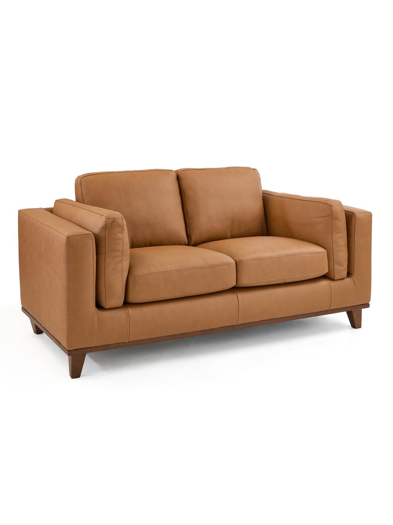Image 3 of 7 of The Very Collection Chiswick Italian Leather 2 Seater Sofa - FSC&reg; Certified