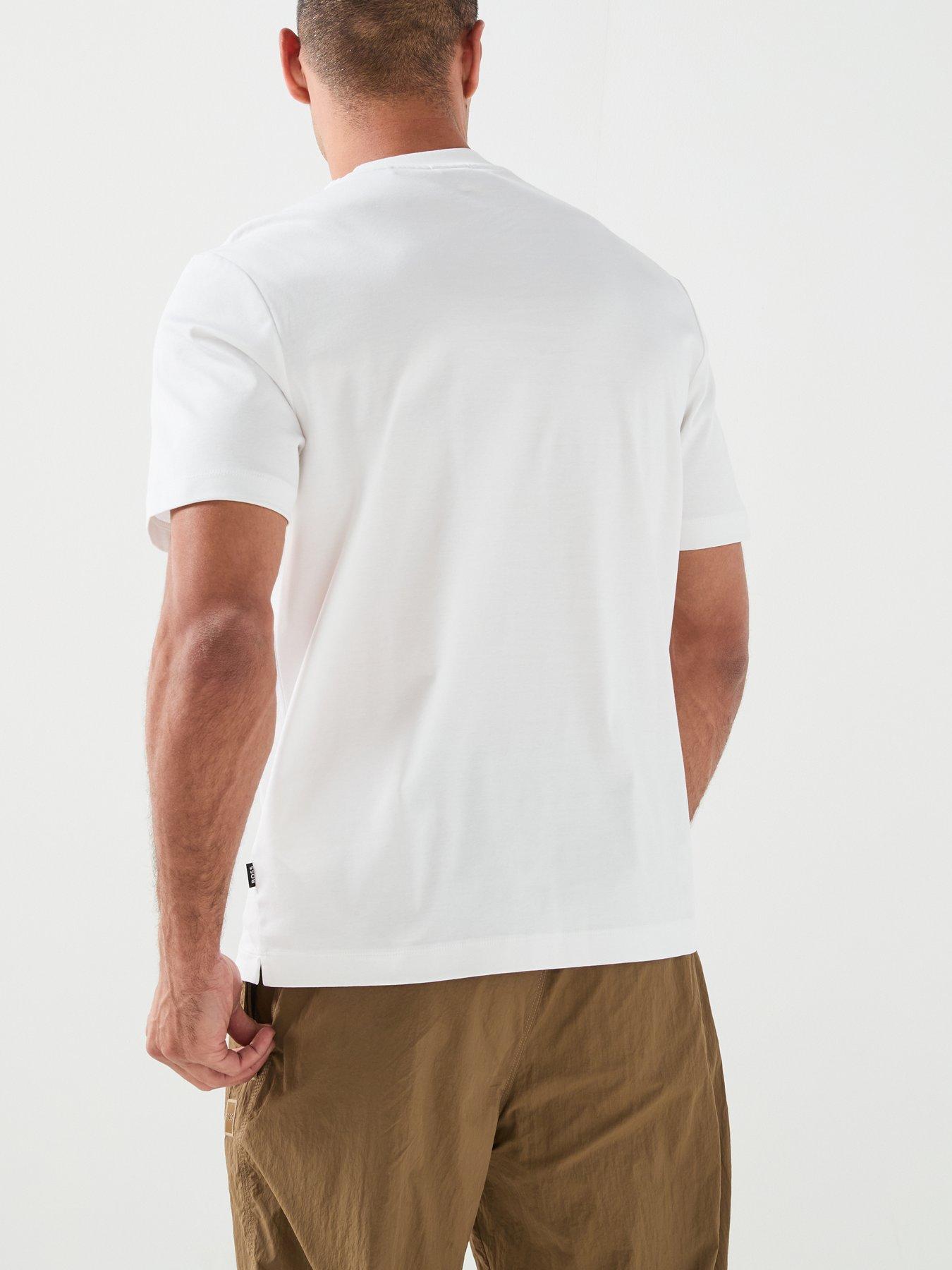 Image 2 of 6 of BOSS Nickel Logo T-Shirt - White