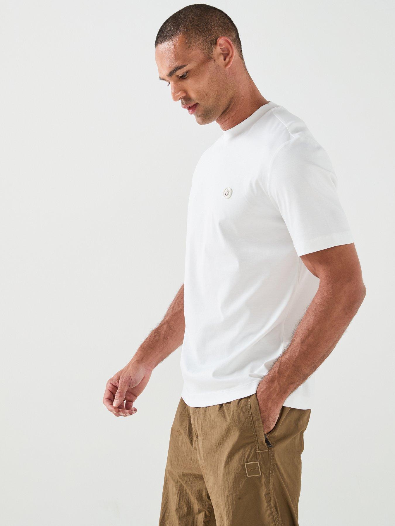 Image 5 of 6 of BOSS Nickel Logo T-Shirt - White