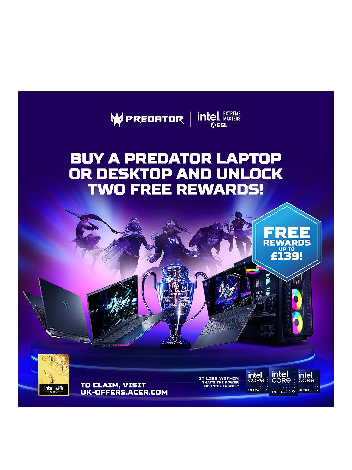 Image 2 of 8 of Acer Predator Helios Neo Gaming Laptop - GeForce RTX 5070 Ti - Intel Core Ultra 9 (Series 2) - 32GB RAM - 1TB - 16in