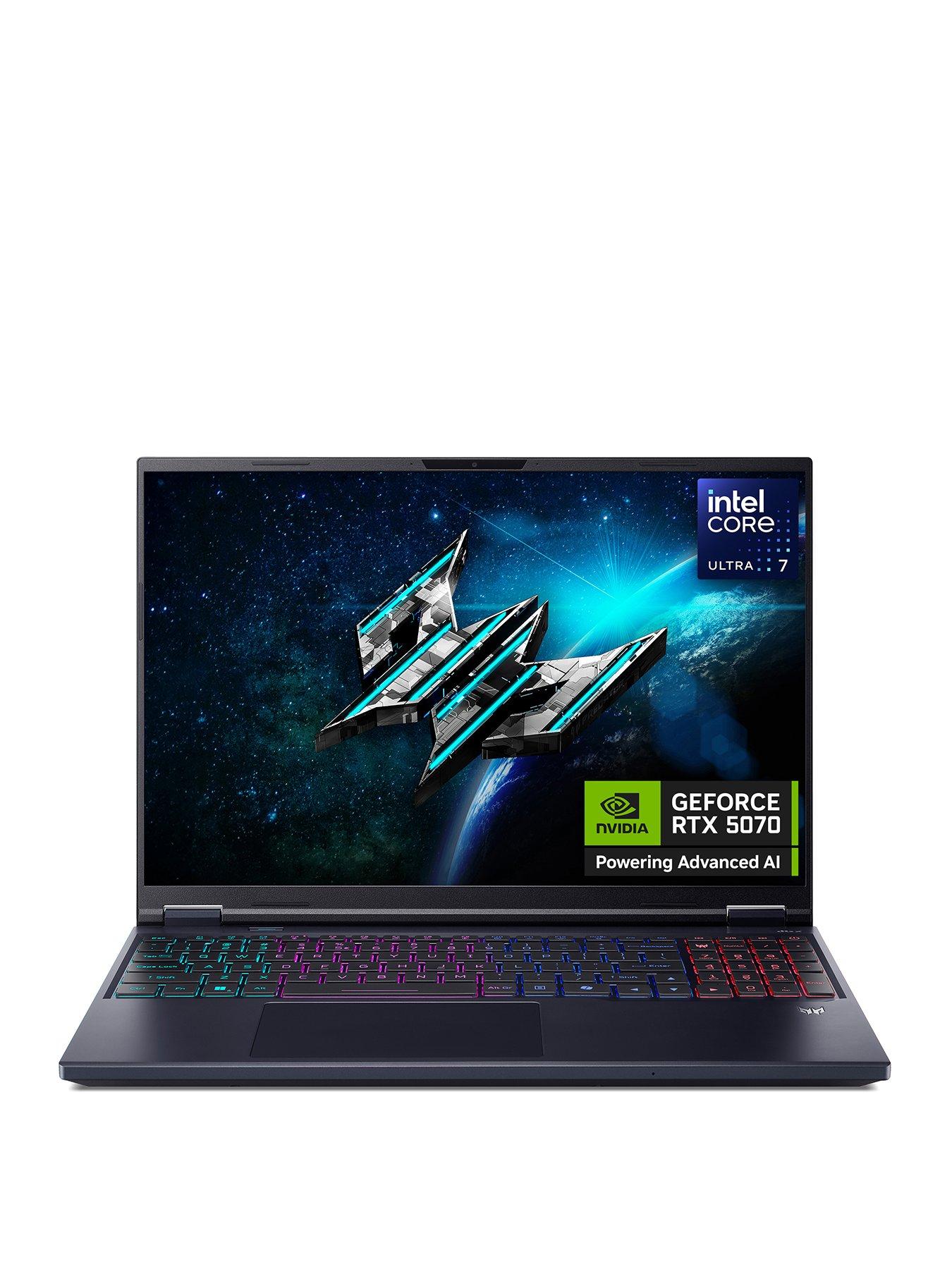 Image 1 of 8 of Acer Predator Helios Neo Gaming Laptop - GeForce RTX 5070 - Intel Core Ultra 7 (Series 2) - 16GB RAM - 1TB - 16in