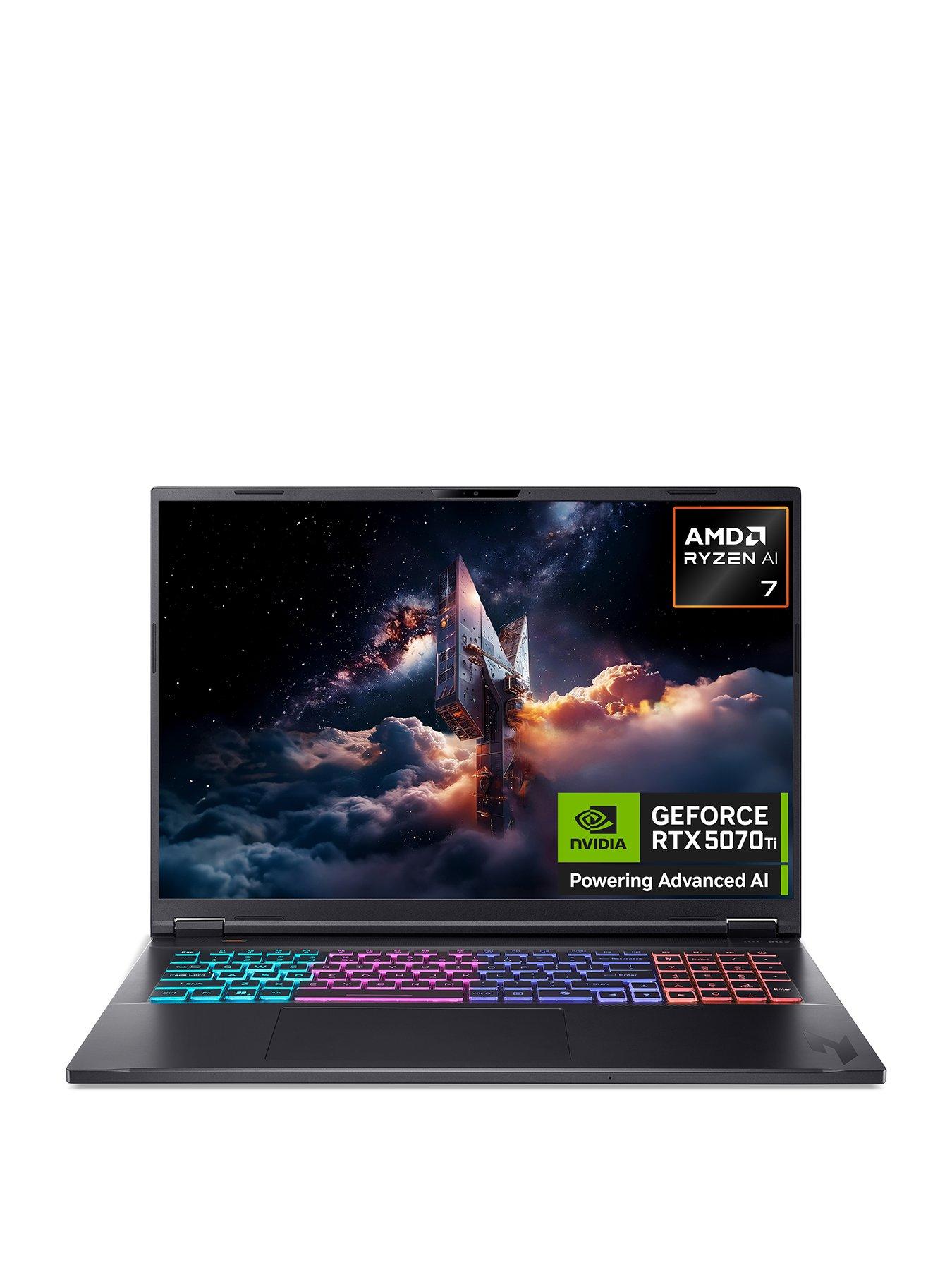 Acer Nitro 18 Gaming Laptop - GeForce RTX 5070 Ti - AMD Ryzen AI 7 - 16GB RAM - 1TB - 16in