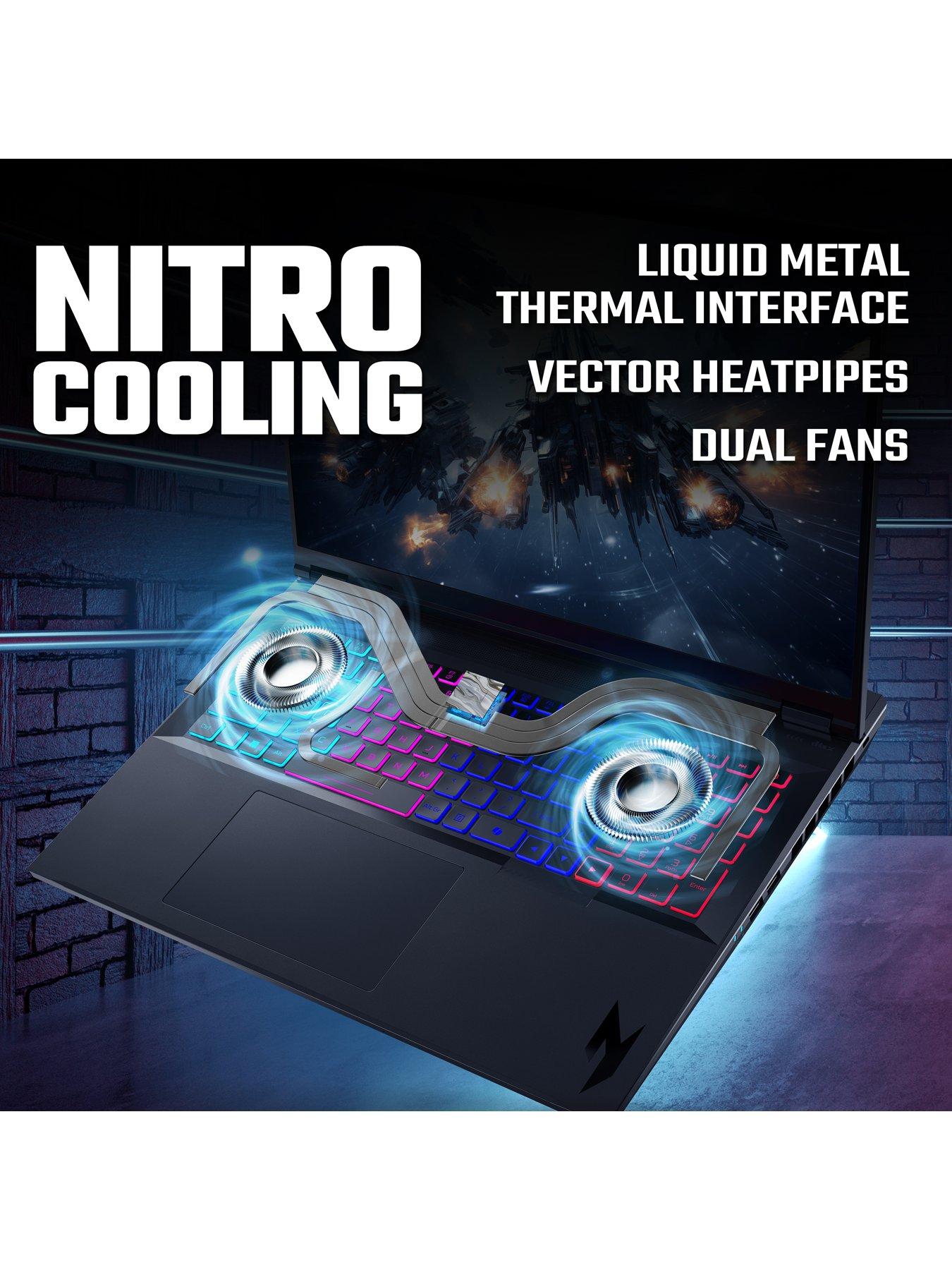 Image 5 of 8 of Acer Nitro 18 Gaming Laptop - GeForce RTX 5070 Ti - AMD Ryzen AI 7 - 16GB RAM - 1TB - 16in