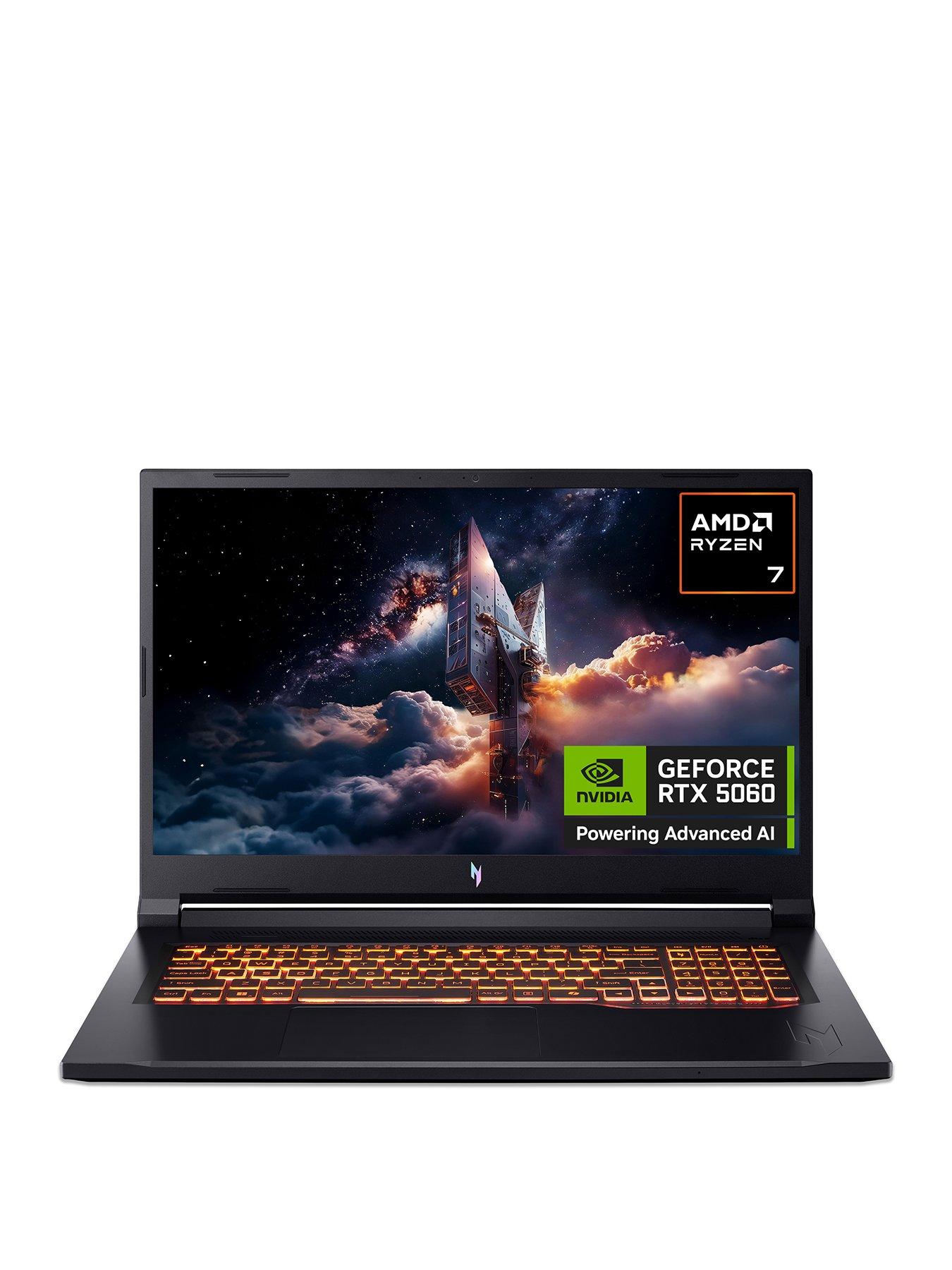 front image of acer-nitro-v17-gaming-laptop-geforce-rtx-5060-amd-ryzen-7-16gb-ram-1tb-173in