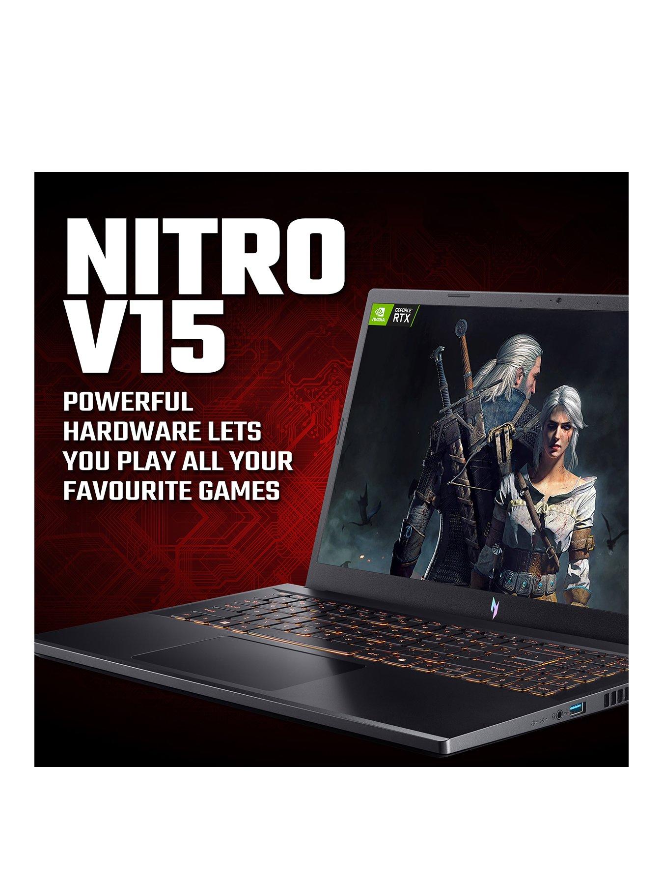 Image 2 of 8 of Acer Nitro V15 Gaming Laptop - GeForce RTX 5050 - Intel Core i5 - 16GB RAM - 1TB - 15.6in