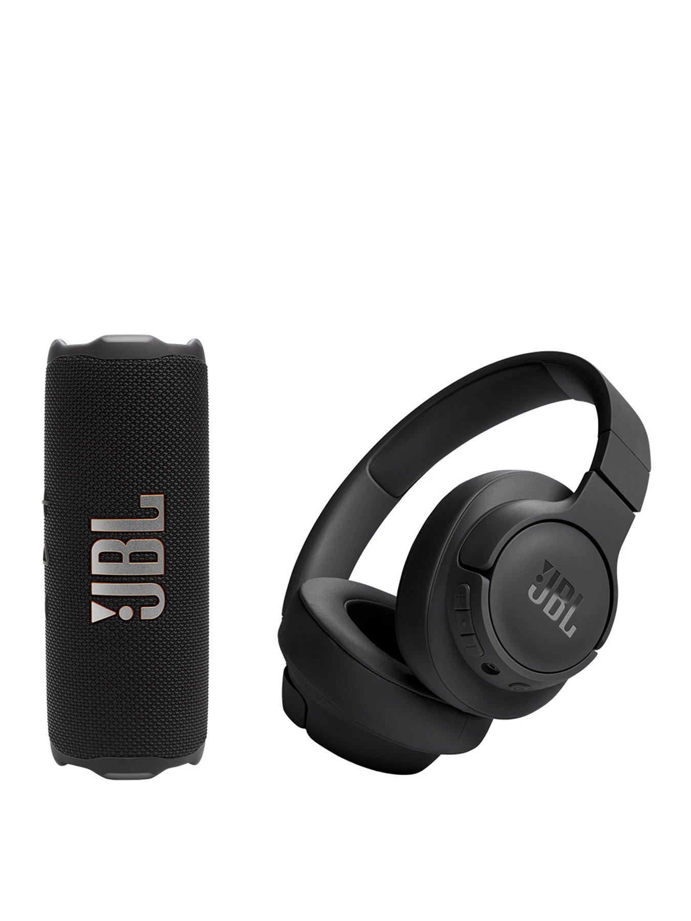 undefined Flip 7 - Portable Bluetooth Speaker, IP67 with  Tune 720BT, Over-Ear Headphone - Black