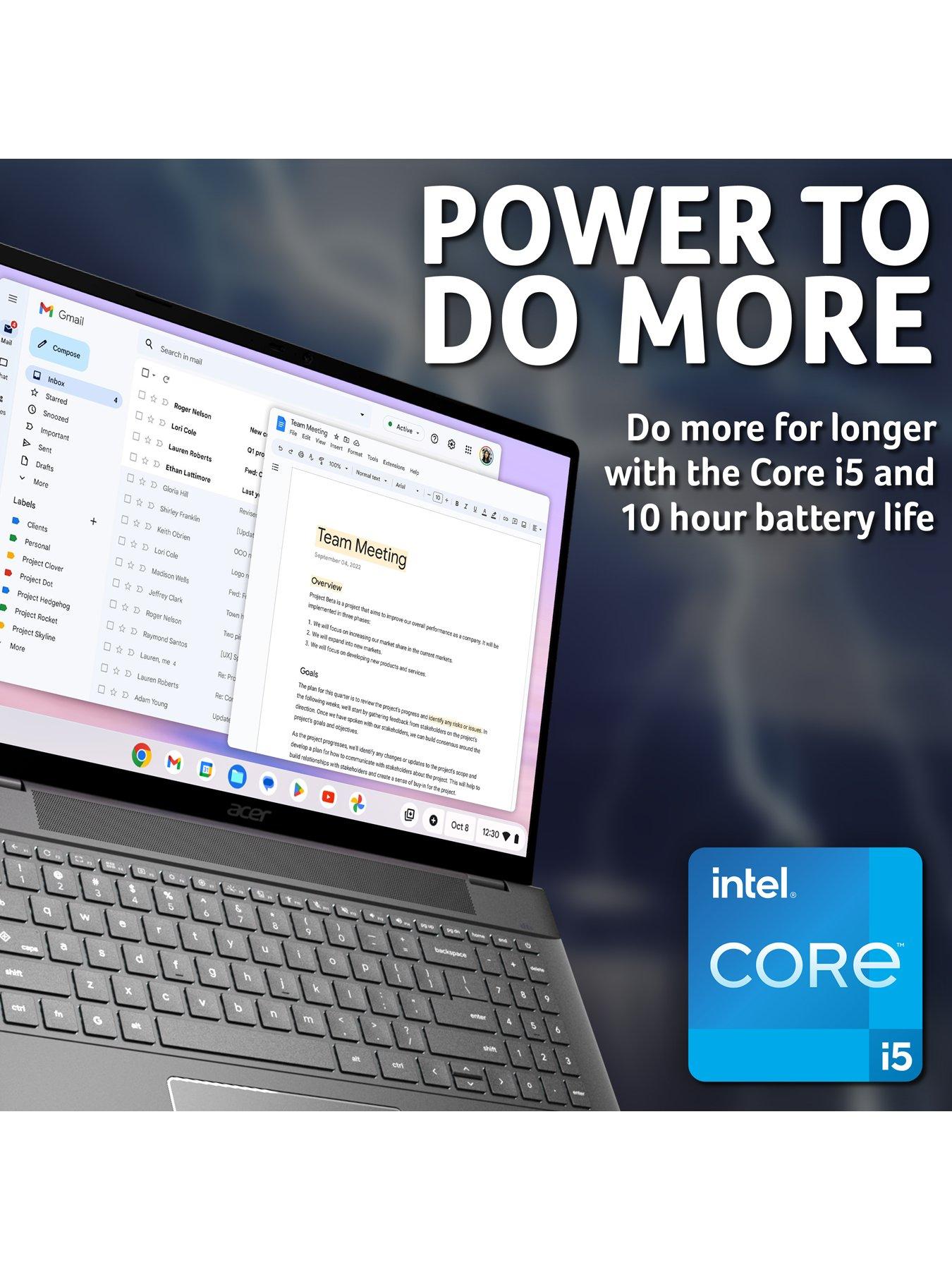  image of acer-chromebook-plus-16in-intel-core-i5-8gb-ram-256gb-iron