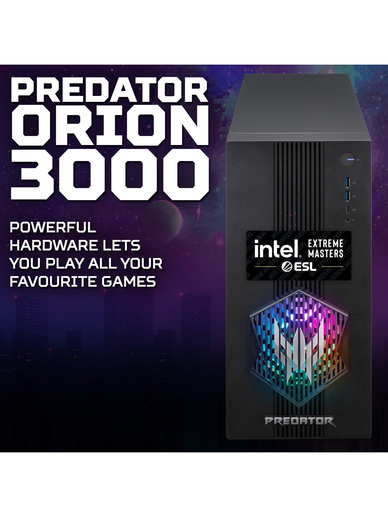  image of acer-predator-po3-665-gaming-desktop-geforce-rtx-5060-intel-core-i5-16gb-ram-512gb-black