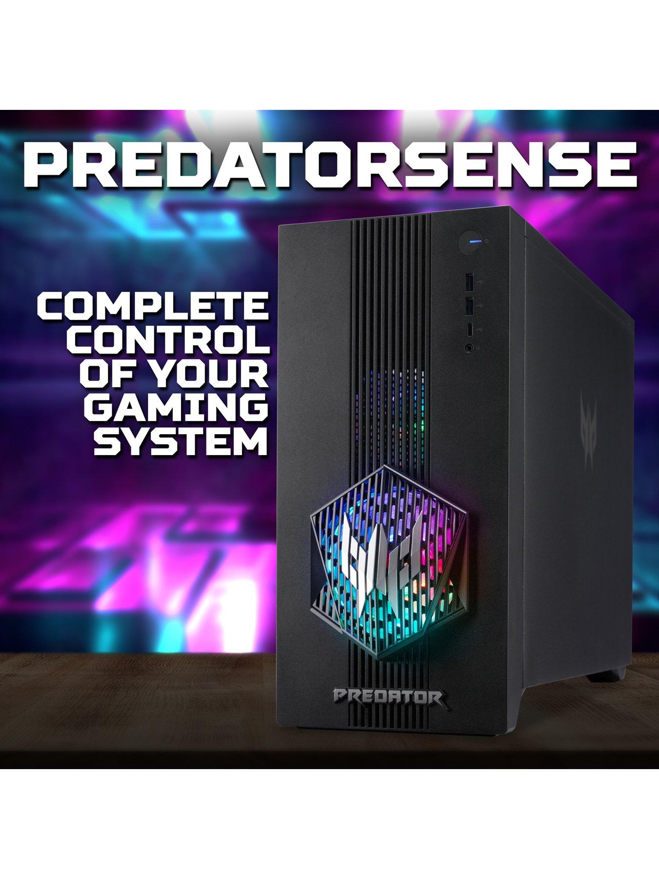  image of acer-predator-po3-665-gaming-desktop-geforce-rtx-5060-intel-core-i5-16gb-ram-512gb-black