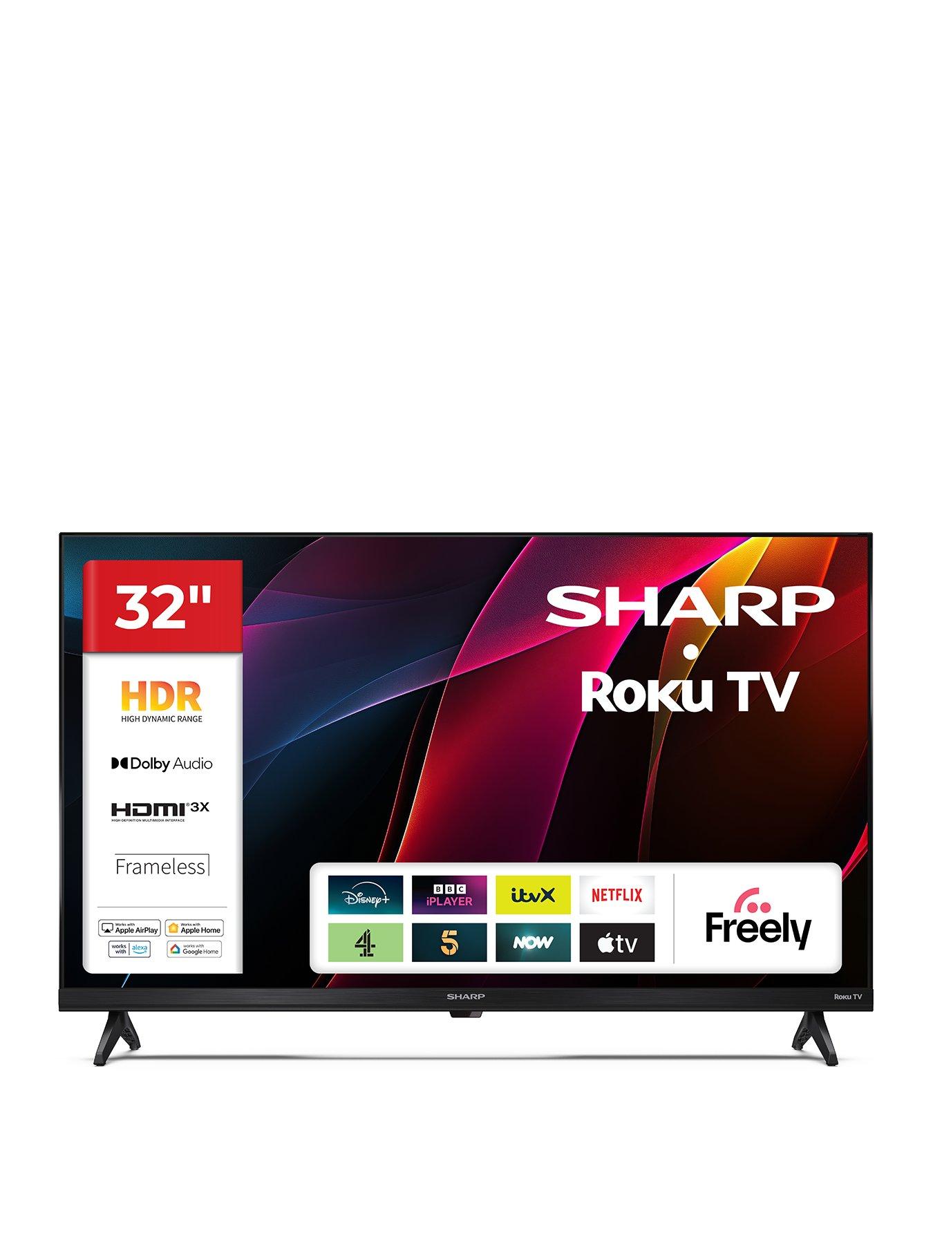 undefined 32HD2225K 32 Inch HD Ready Smart Roku TV with Freely