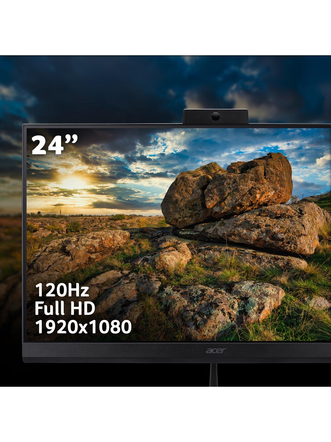  image of acer-aspire-c24-2g-aio-desktop-intel-n150-8gb-ram-256gb-238in-black