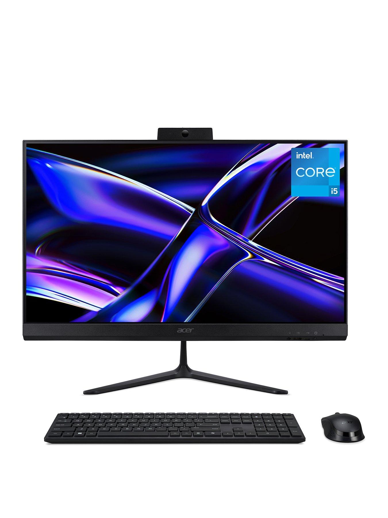 Acer Aspire C24-B AIO Desktop - Intel Core i5 - 8GB RAM - 512GB - 24in - Black