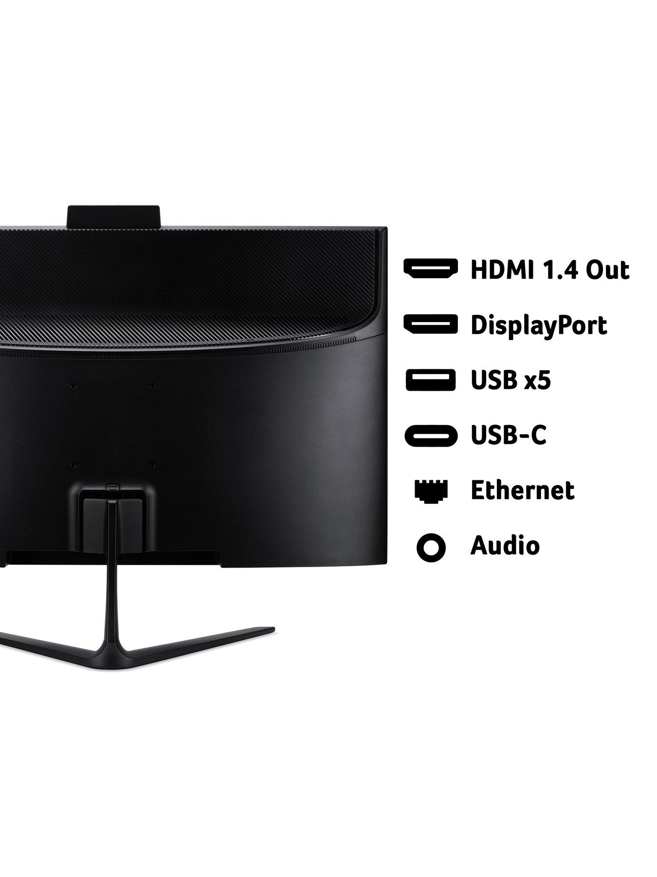  image of acer-aspire-c24-b-aio-desktop-intel-core-i5-8gb-ram-512gb-24in-black