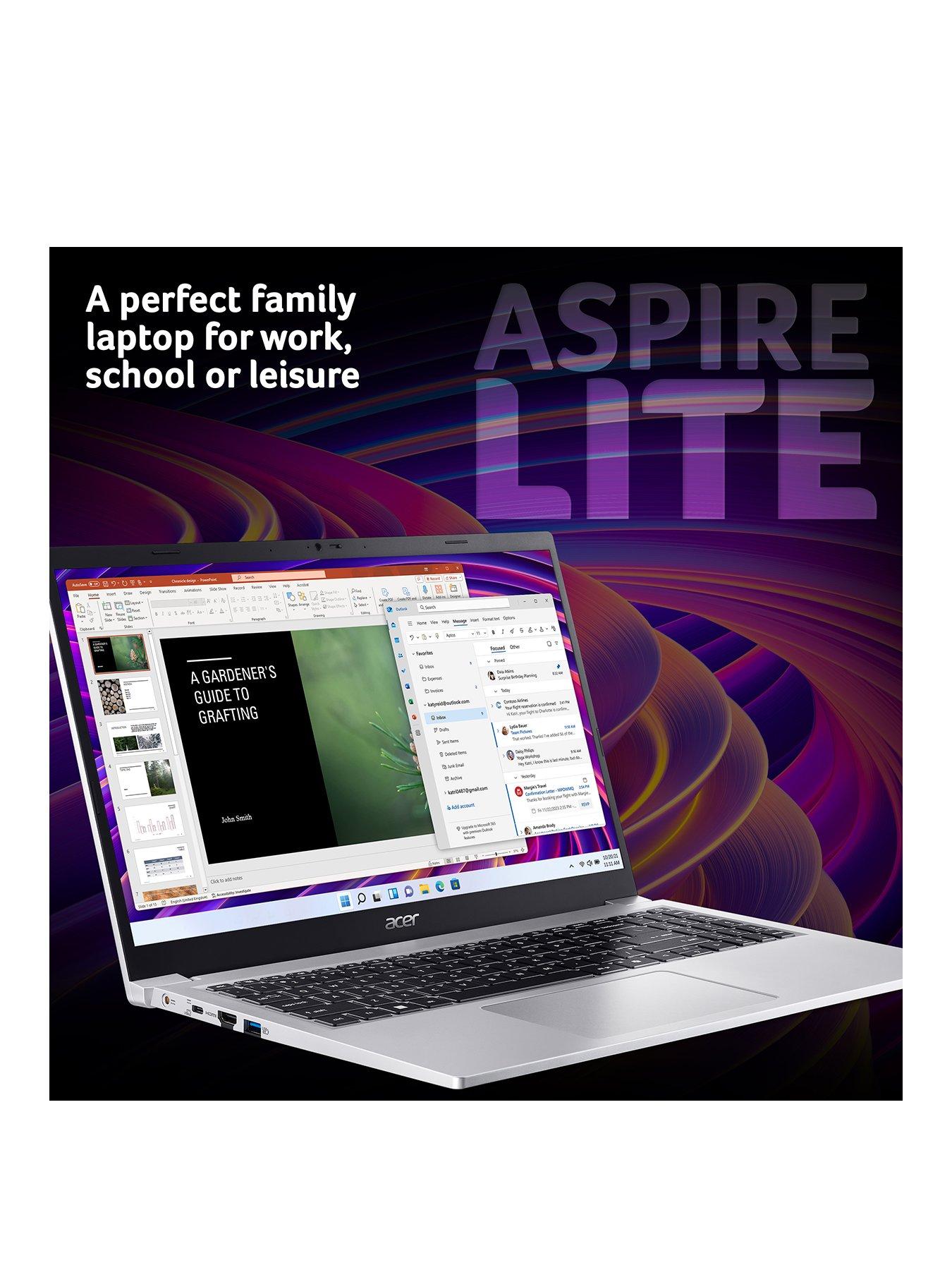 Image 2 of 8 of Acer Aspire Lite - 15.6in - Intel N150 - 4GB RAM - 128GB - Iron