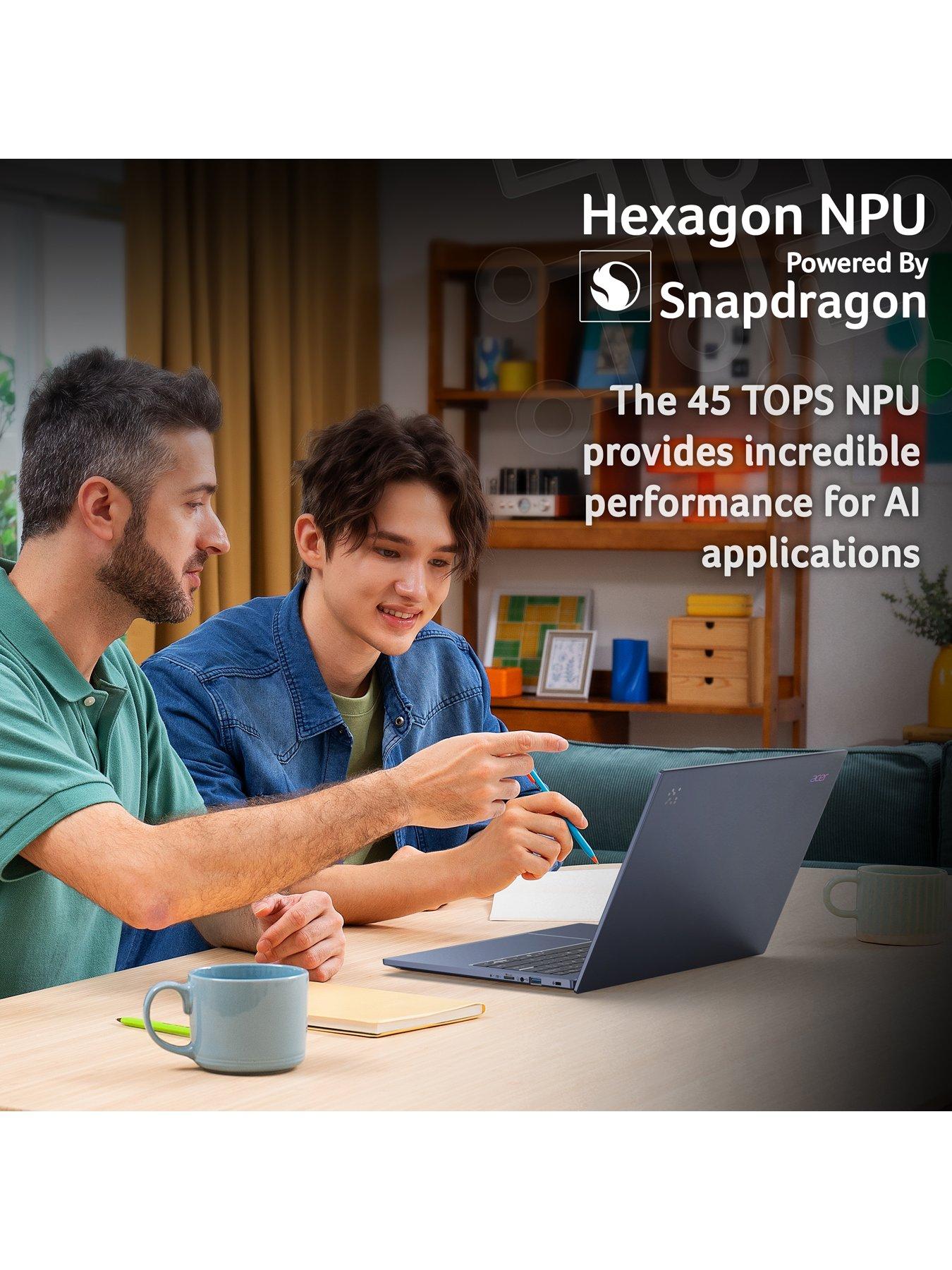 Image 6 of 8 of Acer Aspire 14 AI - Copilot+ PC - Snapdragon X - 16GB RAM - 1TB SSD - 14in