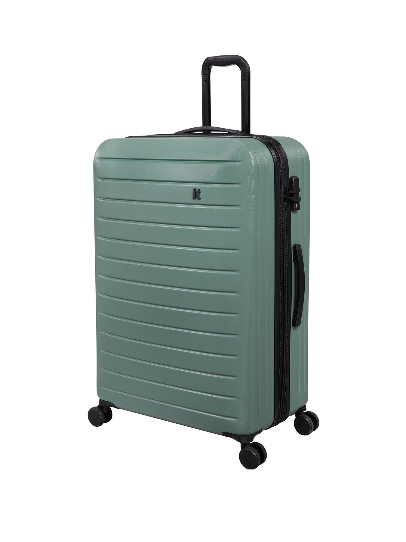 Image 1 of 7 of it Luggage Legion Frozen Matcha Large Suitcase Set