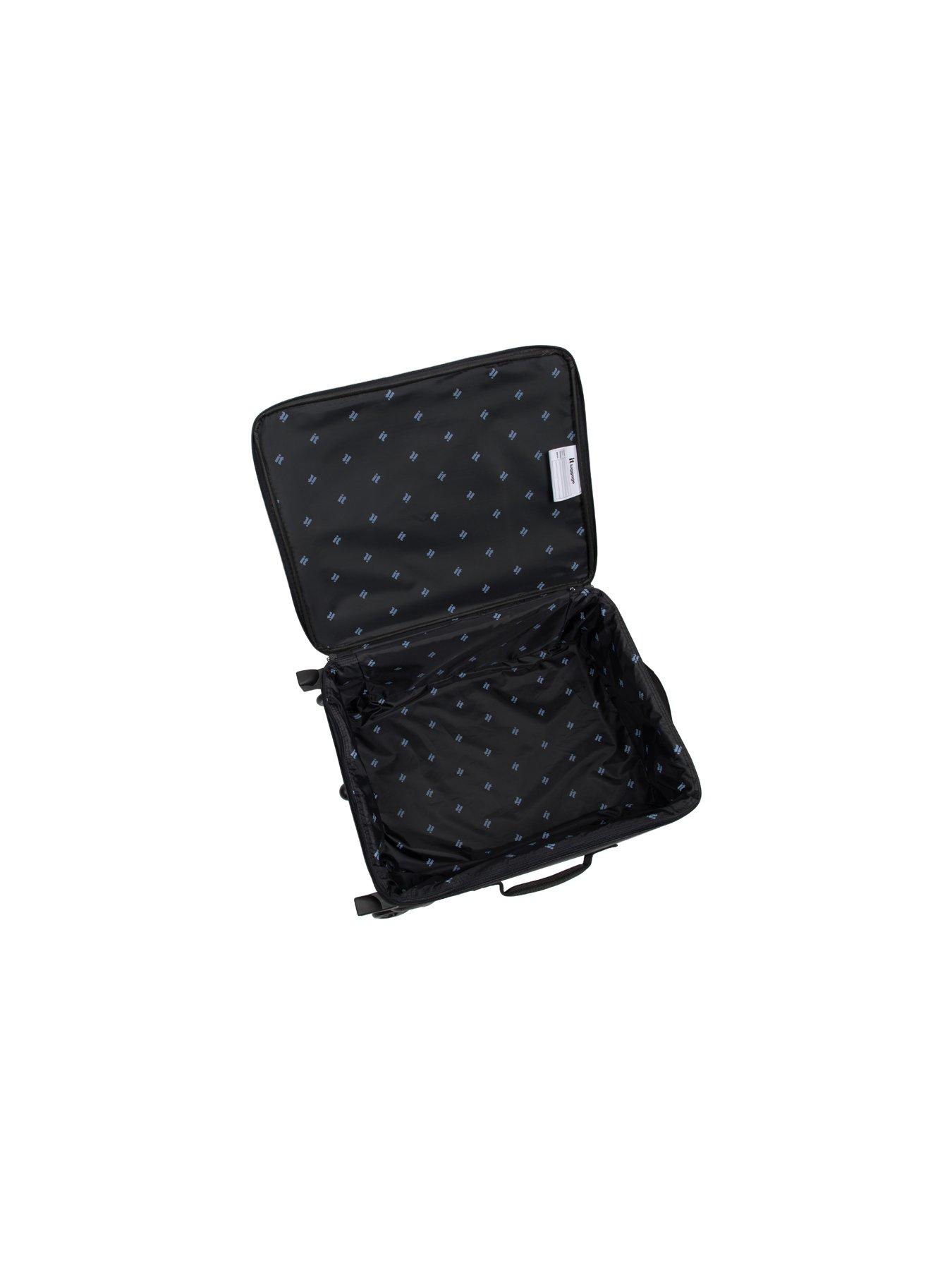 Image 7 of 7 of it Luggage Atmospheric Black 2pc Suitcase Set