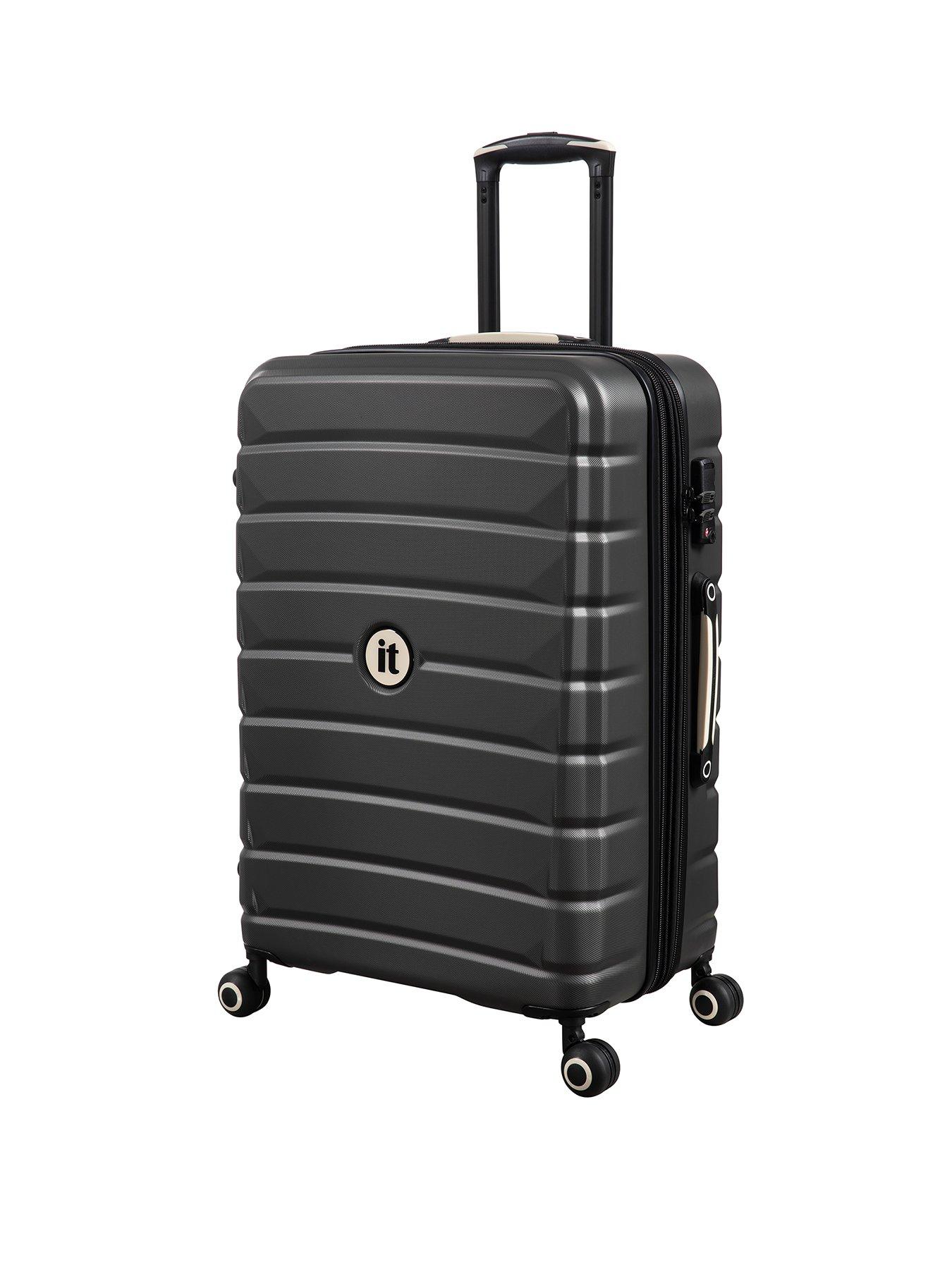 Image 1 of 7 of it Luggage Divert Charcoal Medium Suitcase