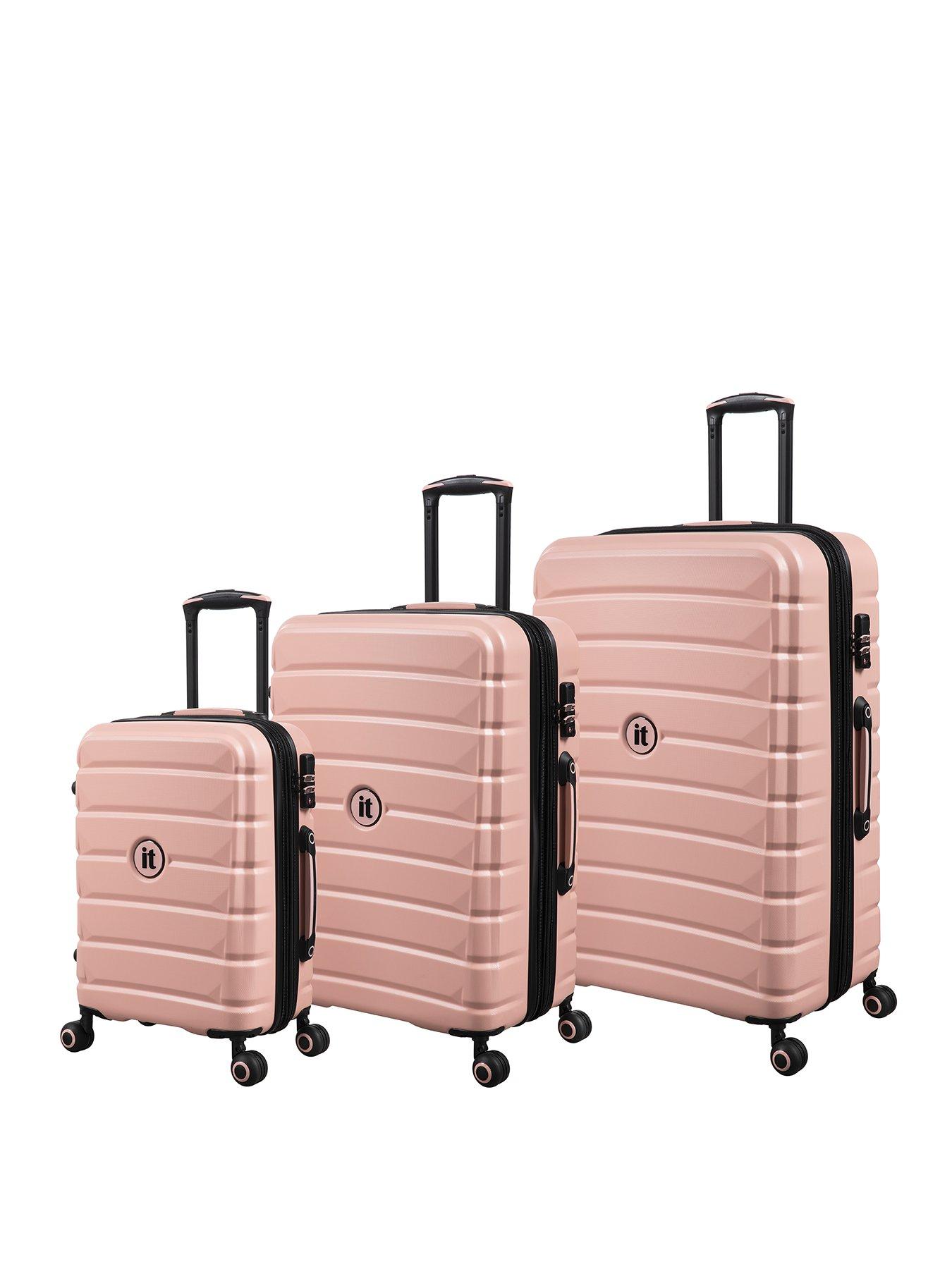 it Luggage Divert Cameo Rose 3pc Suitcase Set
