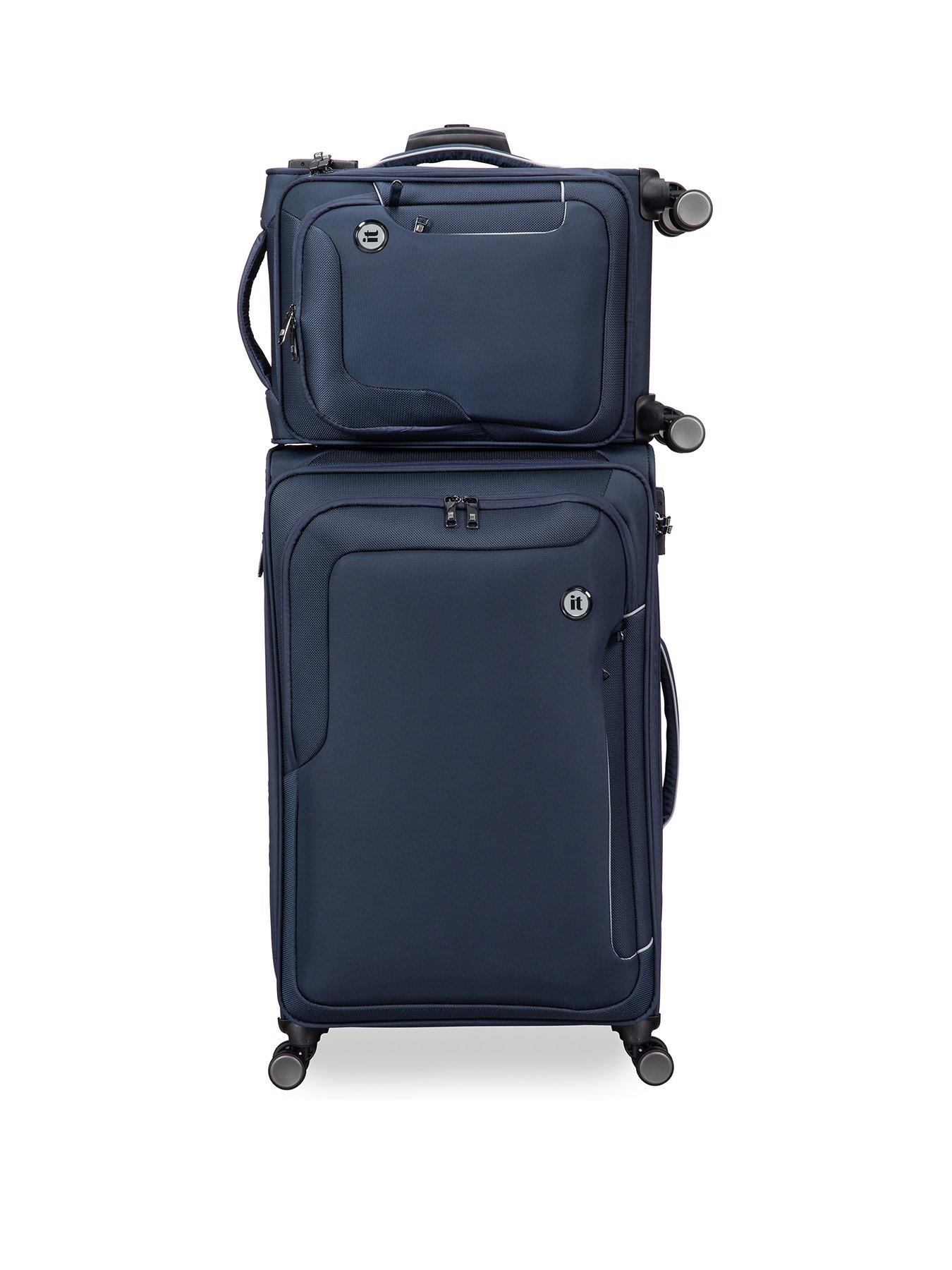 Image 2 of 7 of it Luggage Teleported Navy Berry 3pc Suitcase Set