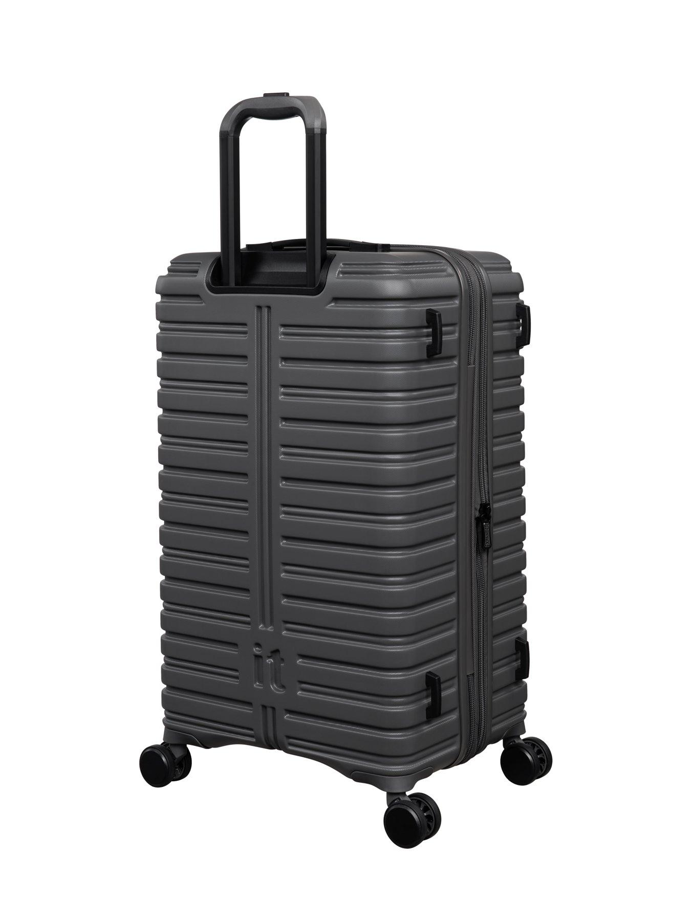 Image 3 of 7 of it Luggage Jumbo Charcoal 3pc Suitcase Set