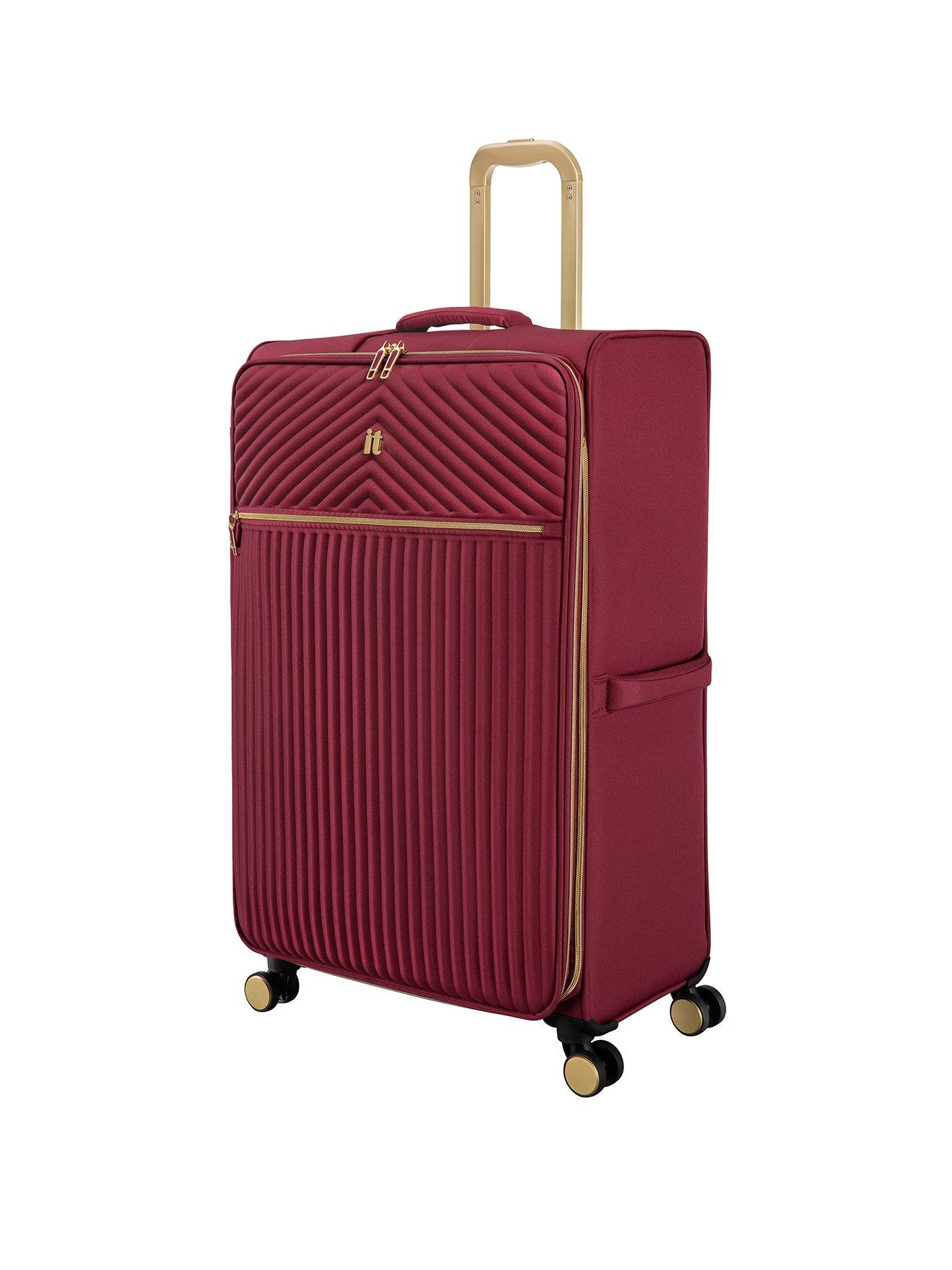 Image 1 of 7 of it Luggage Esplanade Rumba Red Large Suitcase
